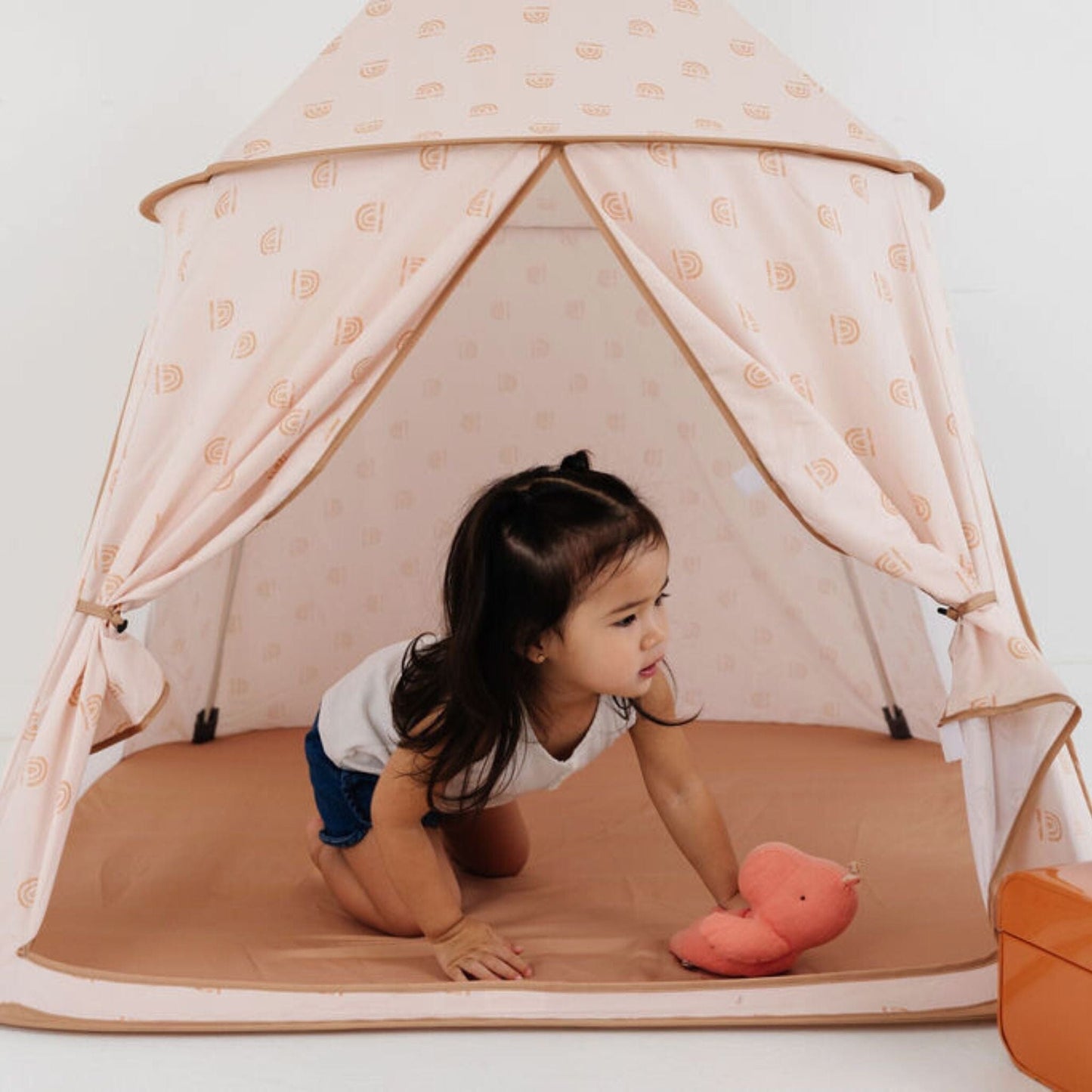 Rainbow Peach Play Tent Play Tent Toki Mats