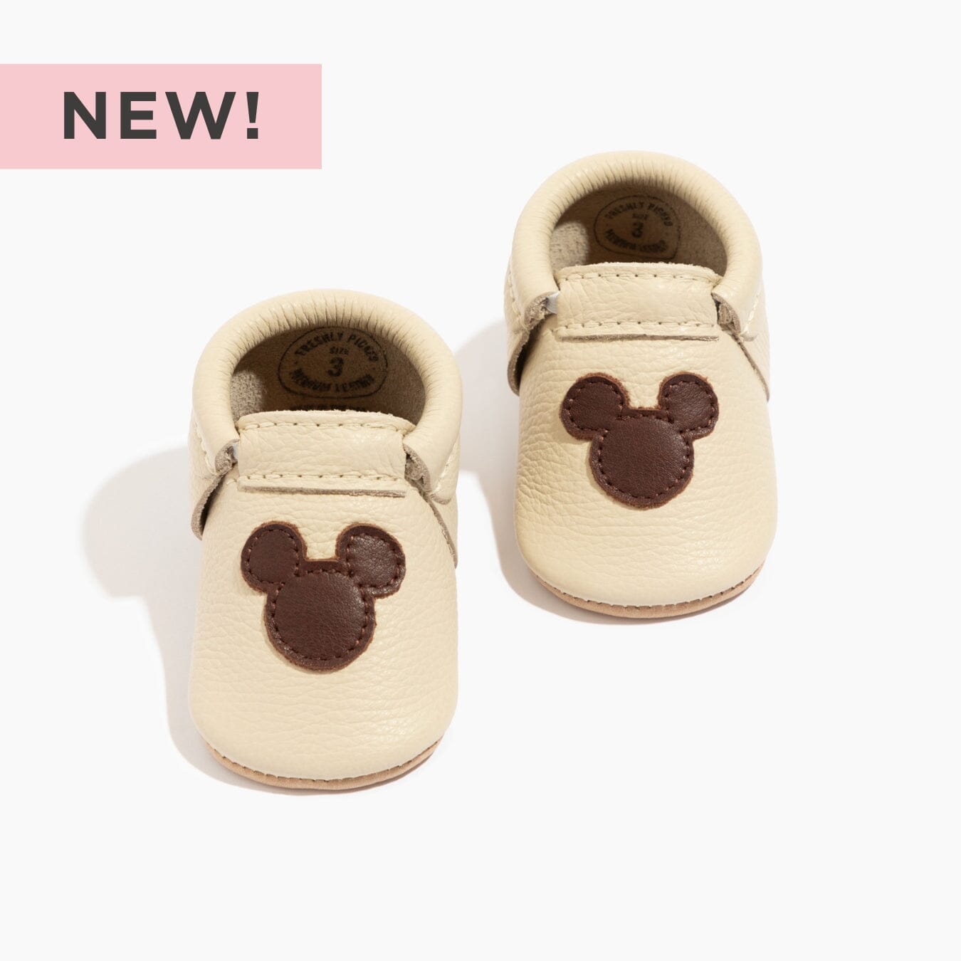 Disney Mocha Mickey Mouse City Baby Shoe City Mocc Soft Sole