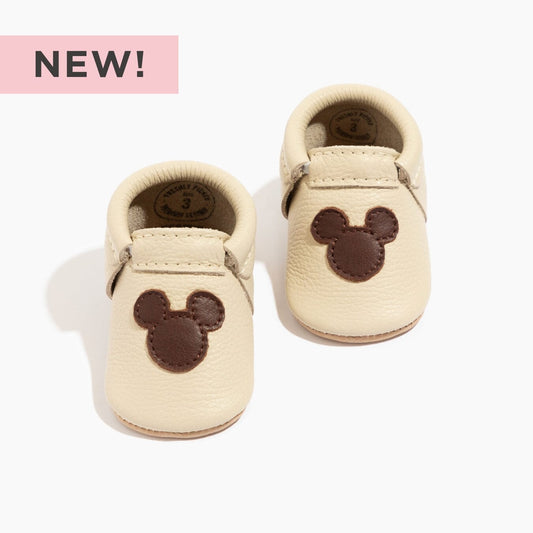 Disney Mocha Mickey Mouse City Baby Shoe City Mocc Soft Sole