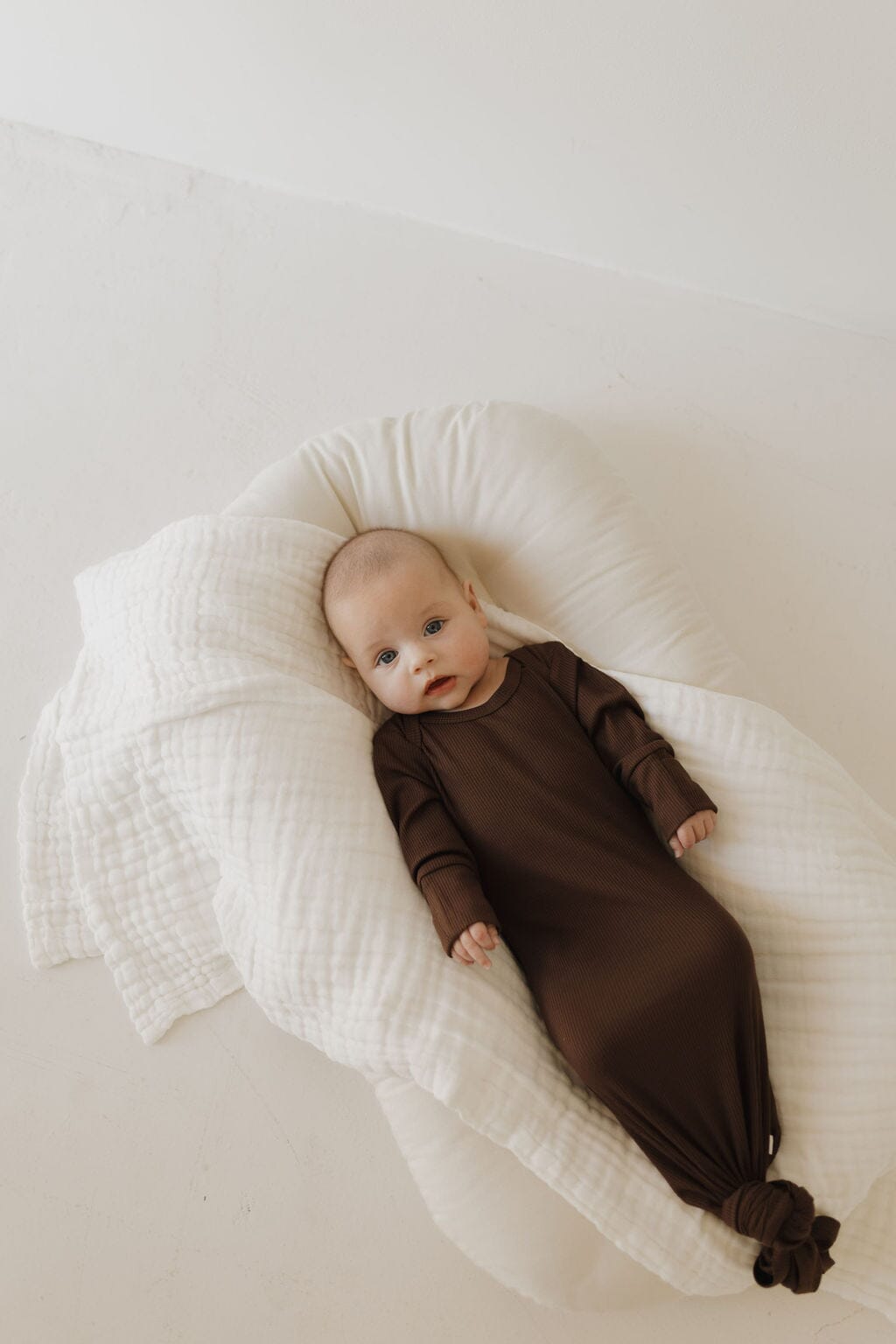 Bamboo Knotted Gown | Coffee Bean Knotted Gown forever french baby