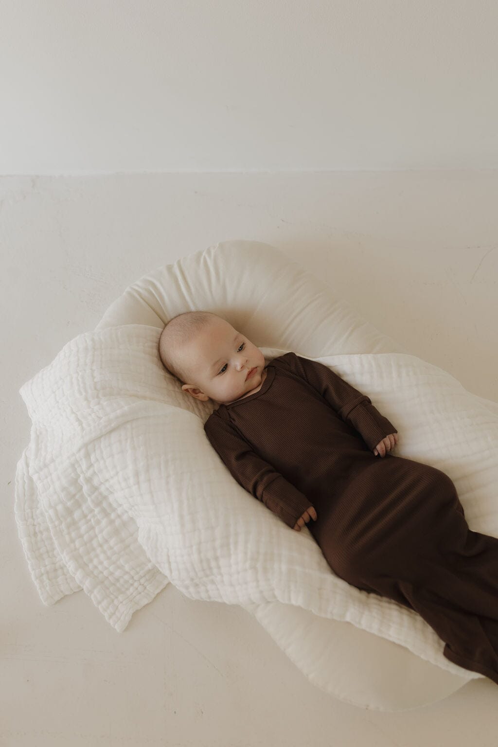 Bamboo Knotted Gown | Coffee Bean Knotted Gown forever french baby
