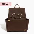 Disney Mocha Mickey Mouse Classic Diaper Bag II Classic Diaper Bag II Diaper Bag