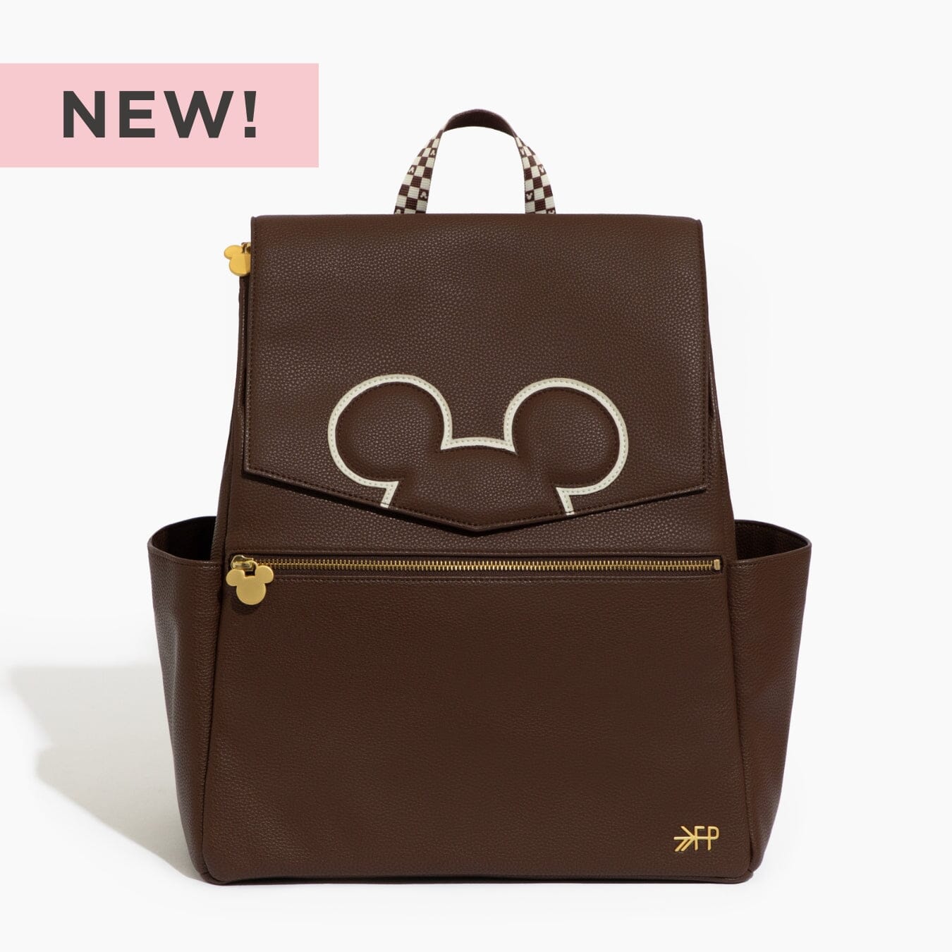 Disney Mocha Mickey Mouse Classic Diaper Bag II Classic Diaper Bag II Diaper Bag