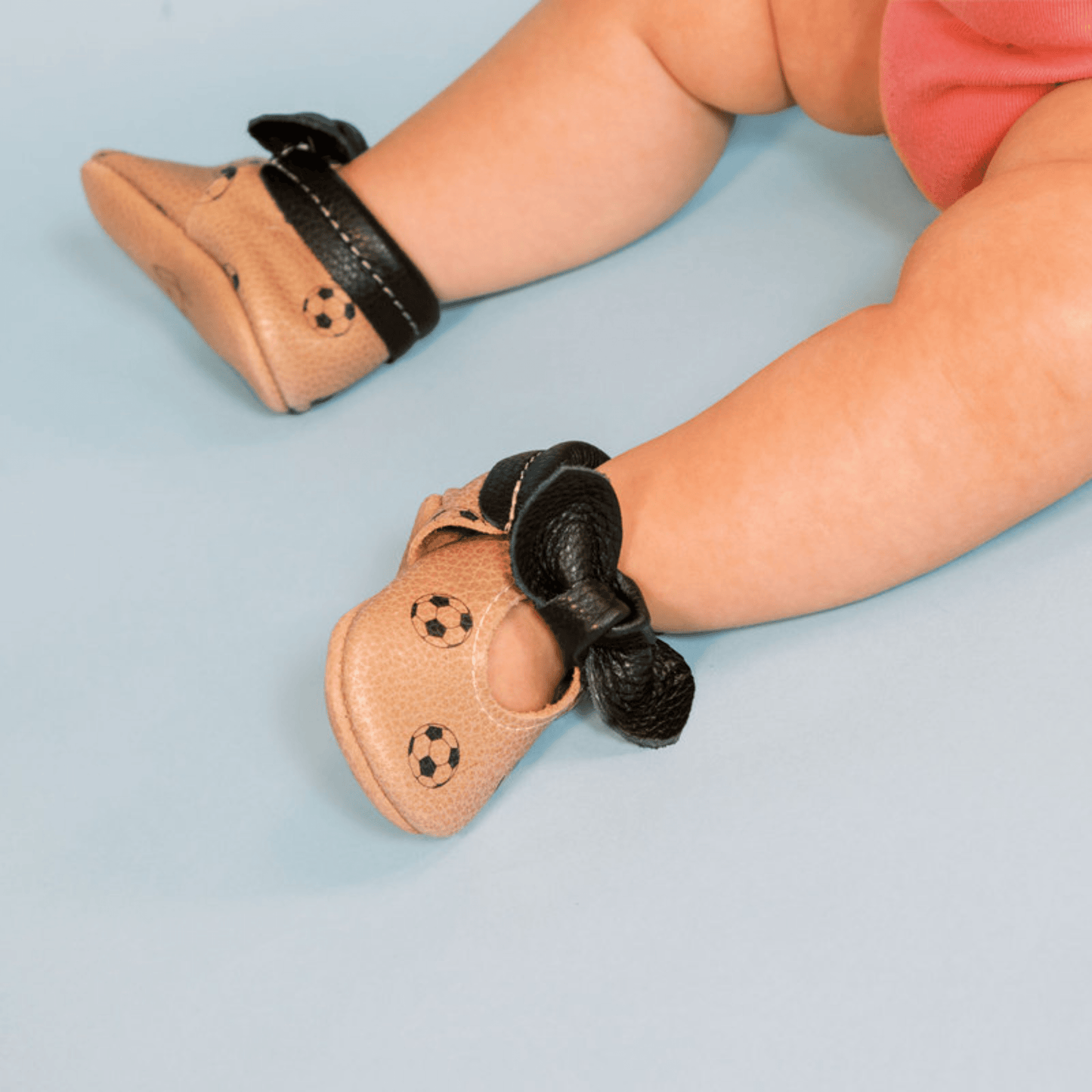 The Beautiful Game Knotted Bow Baby Shoe Knotted Bow Mocc Soft Sole