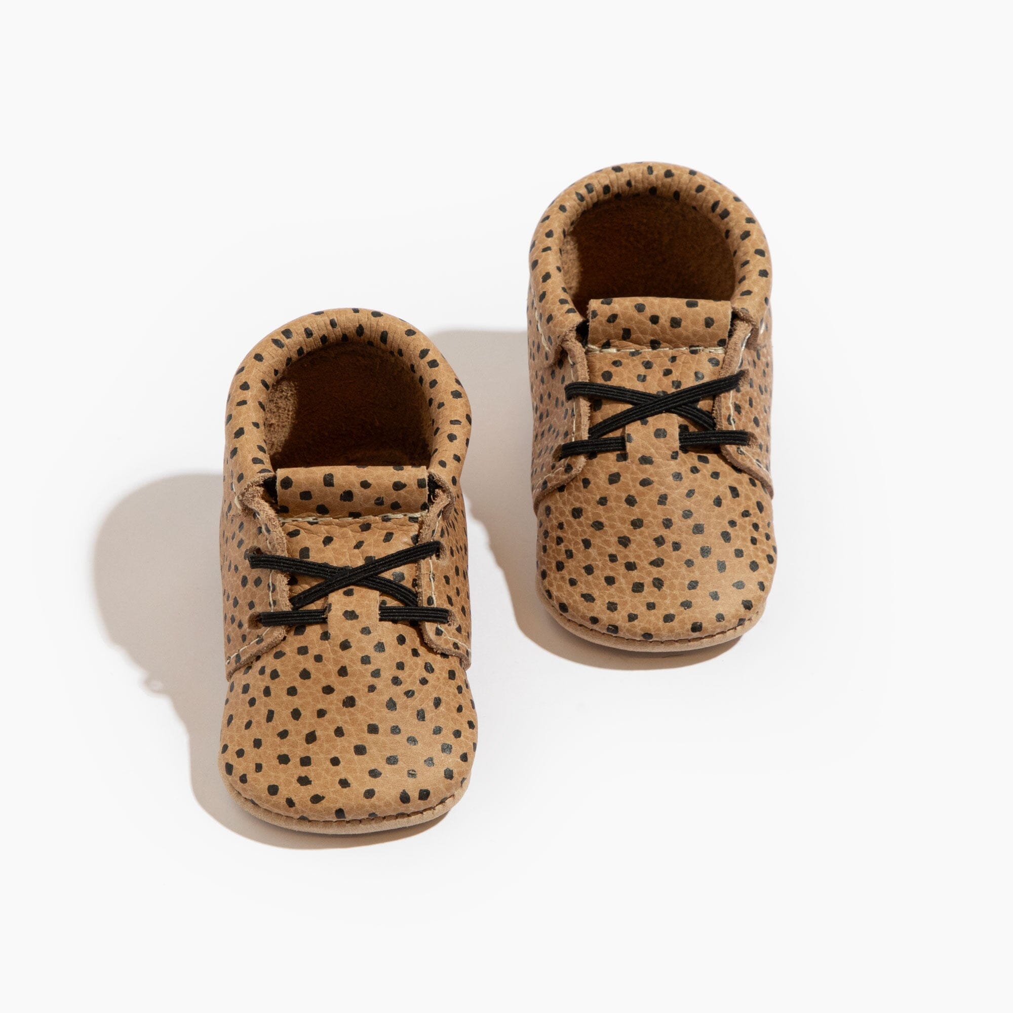 Almond Speckles Oxford Baby Shoe Oxford Soft Sole