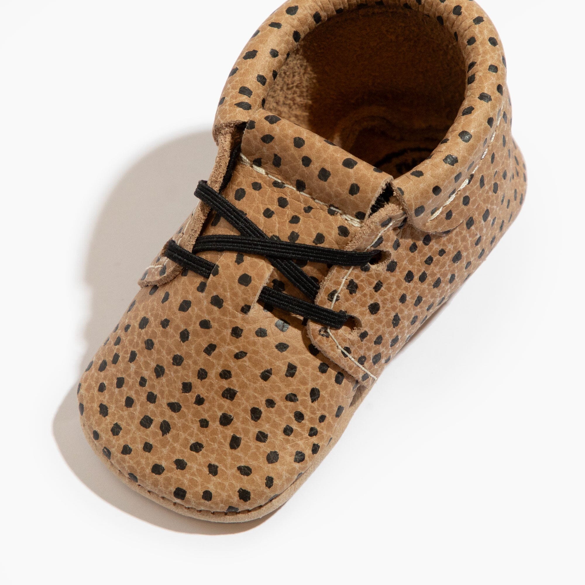 Almond Speckles Oxford Baby Shoe Oxford Soft Sole