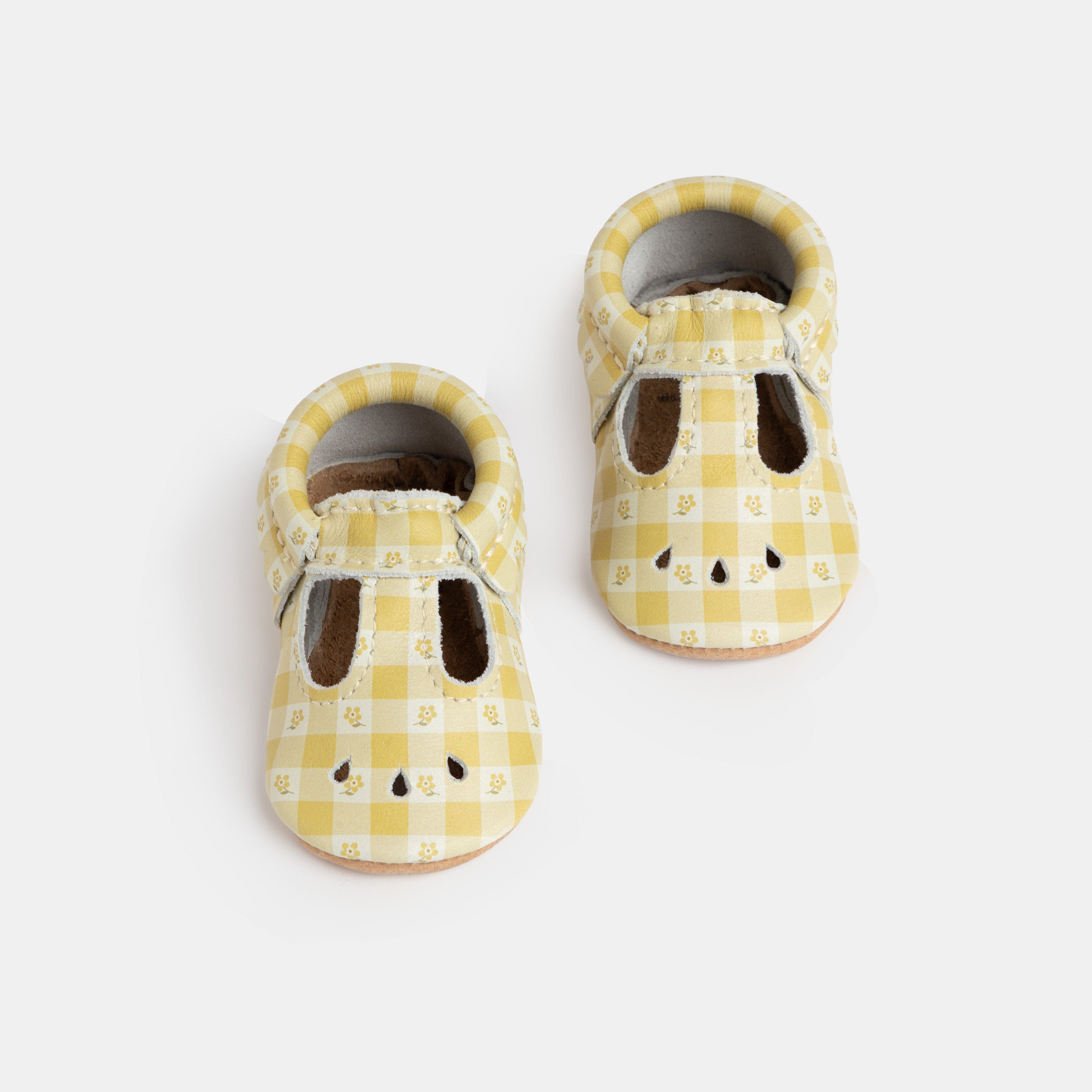 Gingham Buttercup Mary Jane Baby Shoe Mary Jane Soft Sole