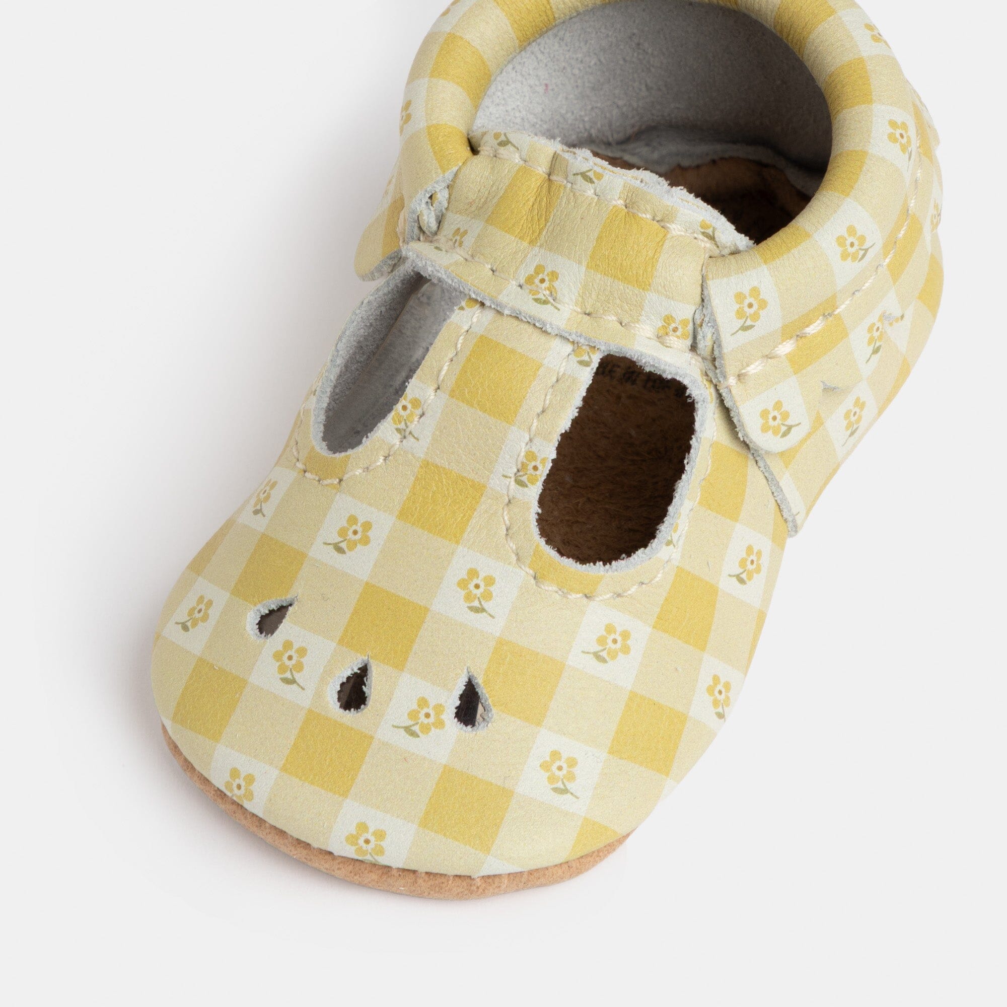 Gingham Buttercup Mary Jane Baby Shoe Mary Jane Soft Sole