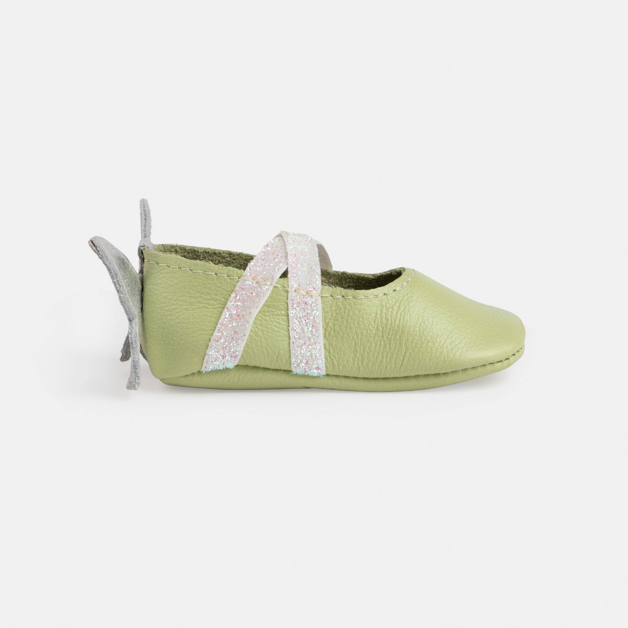 Mint Flutterby Ballet Slipper Baby Shoe Ballet Slipper Soft Sole