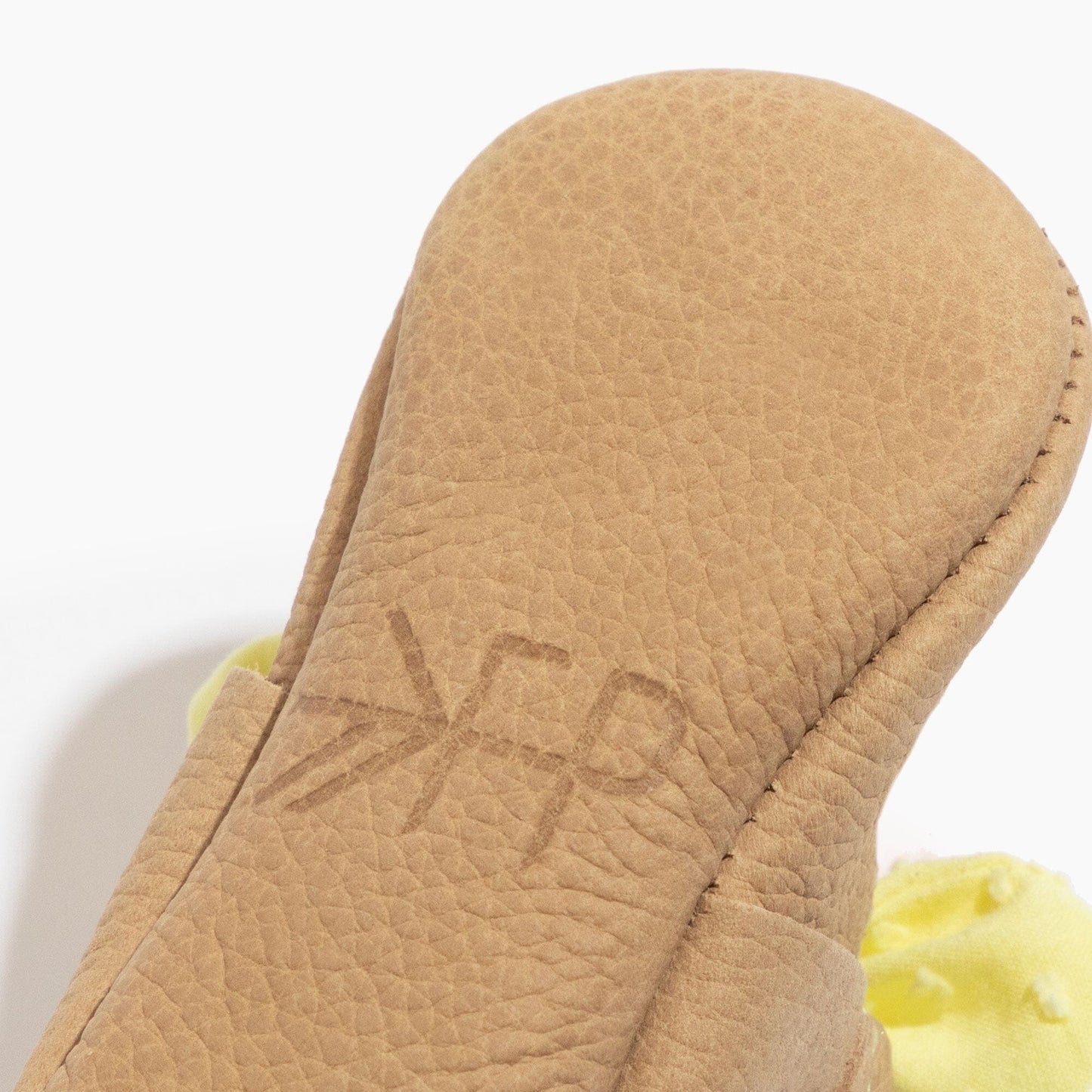 Banana Cream Knotted Bow Baby Shoe Knotted Bow Mocc Soft Sole