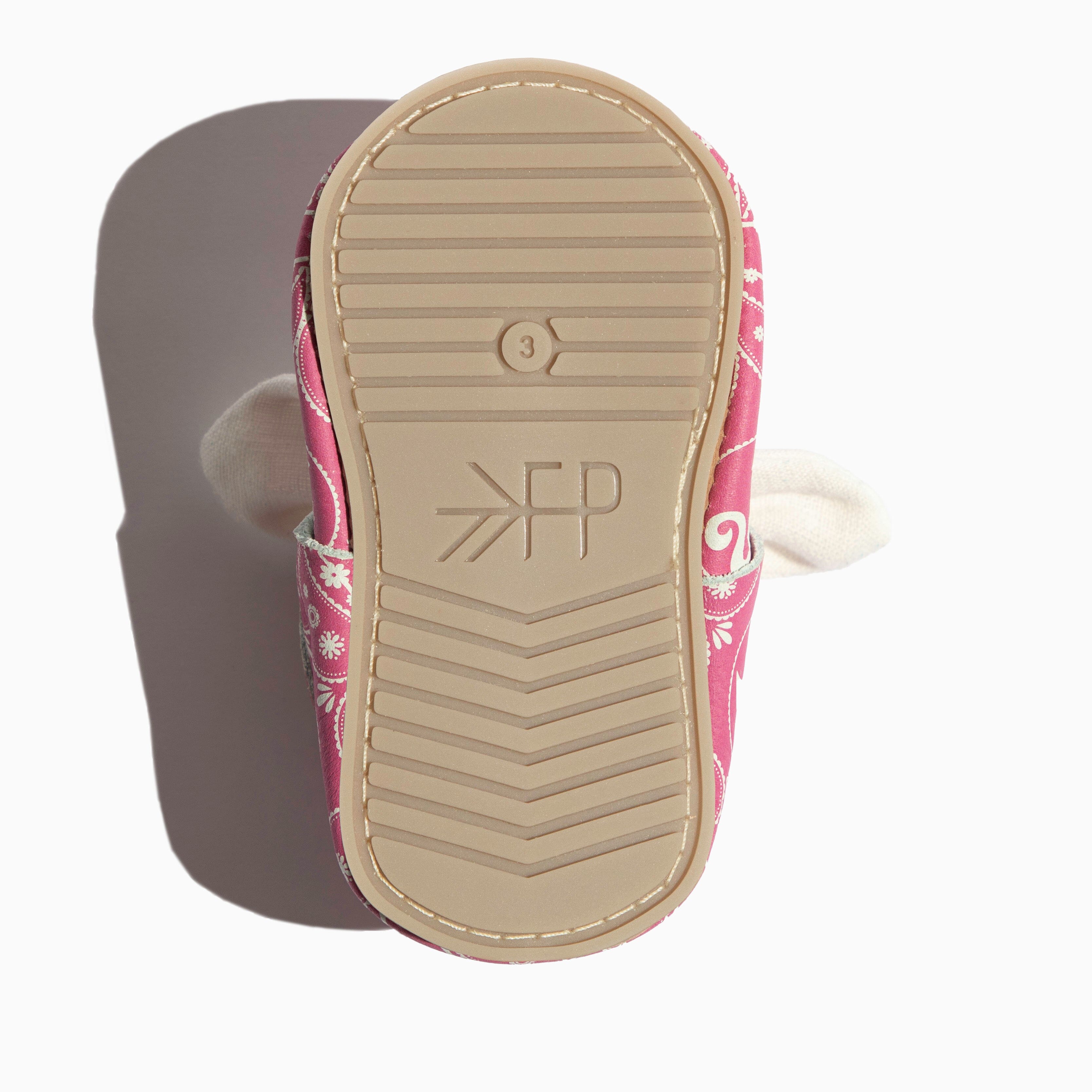 Barbie™ Paisley Knotted Bow Baby Shoe Knotted Bow Mocc Soft Sole