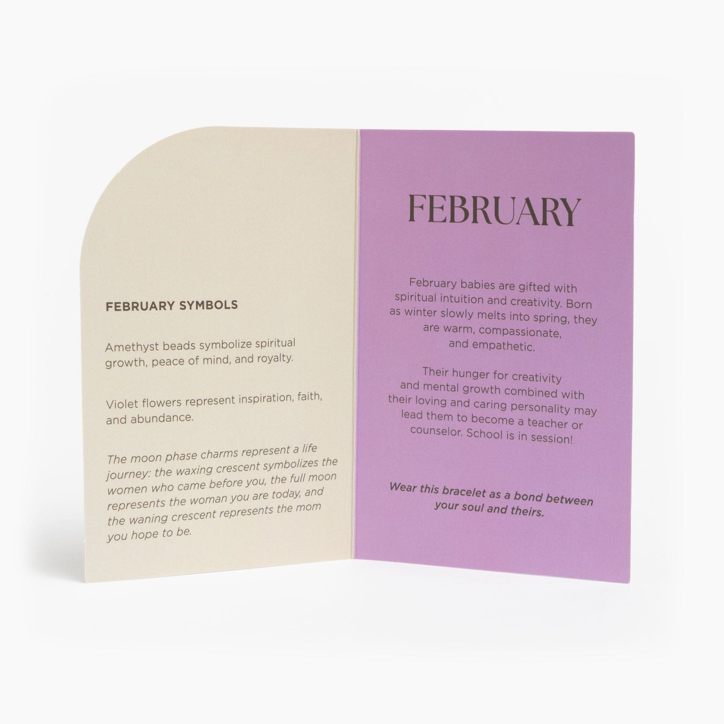 February Birthstone Bracelet Birthstone Bracelet Jewelry