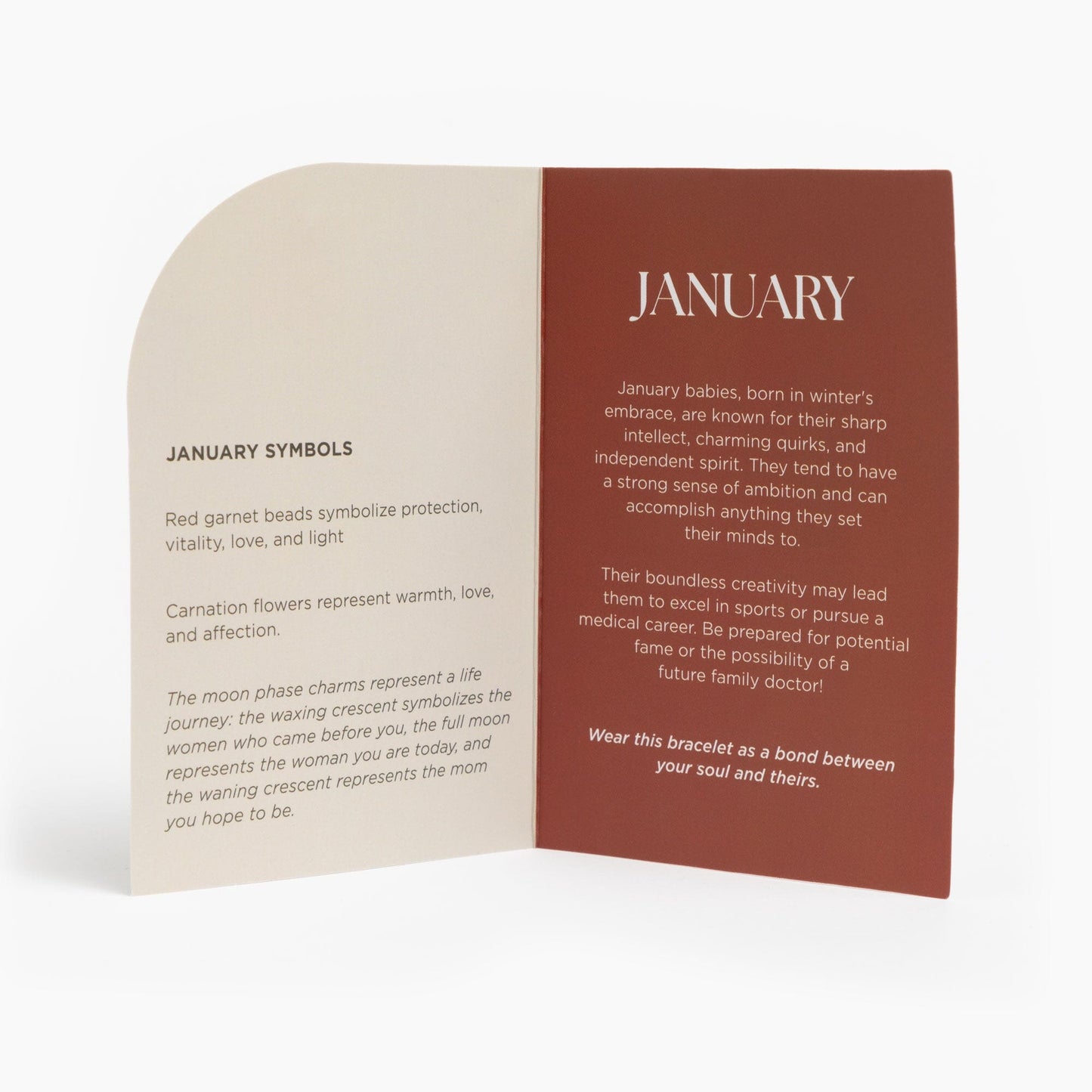 January Birthstone Bracelet Birthstone Bracelet Jewelry