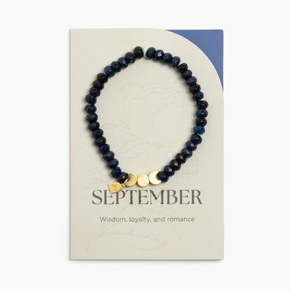 September Birthstone Bracelet Birthstone Bracelet Jewelry 