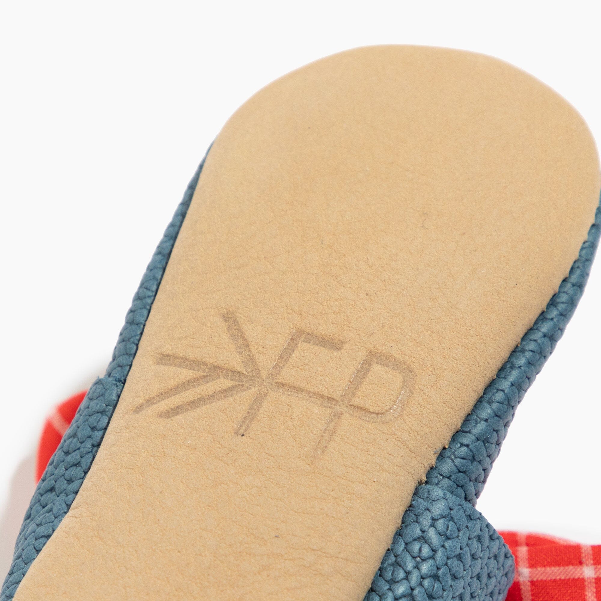 Blue Jean Knotted Bow Baby Shoe Knotted Bow Mocc Soft Sole