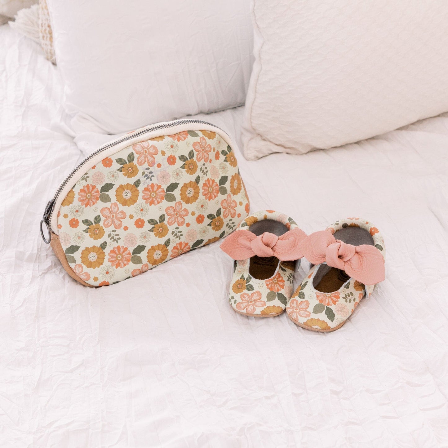 Boho Blossom Cosmetic Pouch Cosmetic Pouch In House Bag