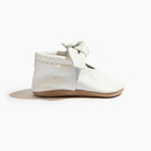 Toasted Bright White Knotted Bow Mocc Knotted Bow Mocc Soft Sole