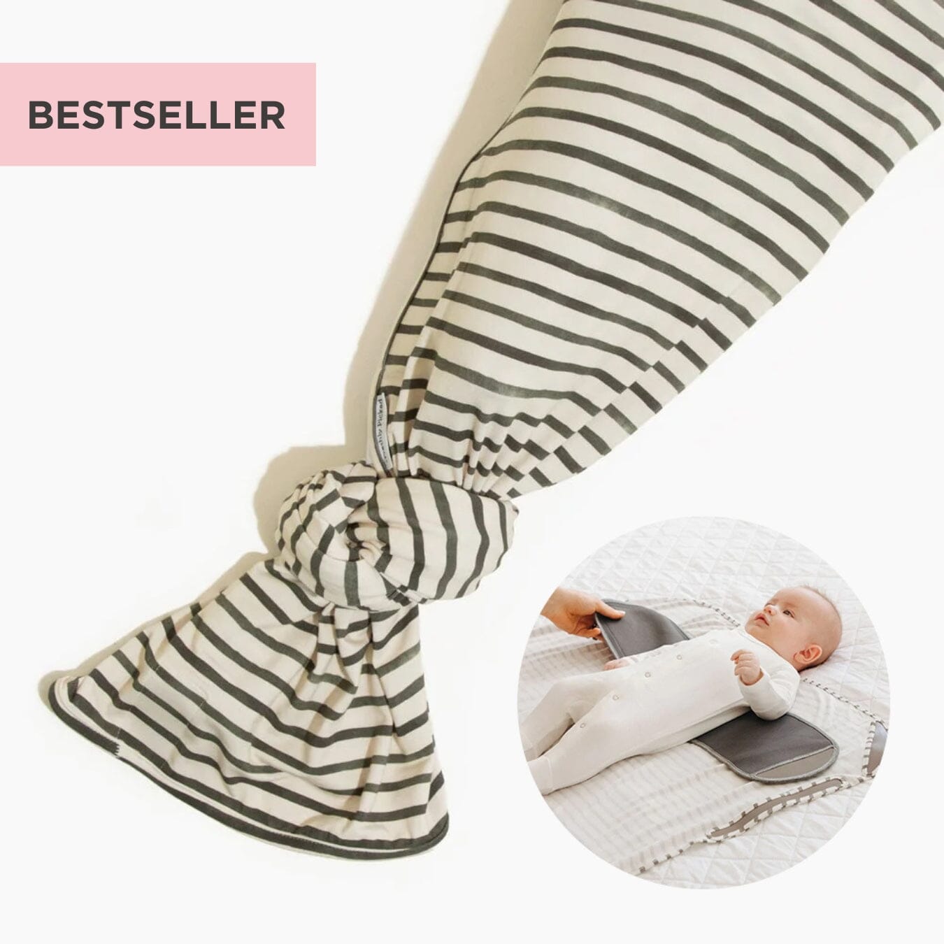 Charcoal Stripes Swaddle II Swaddle II Sleep