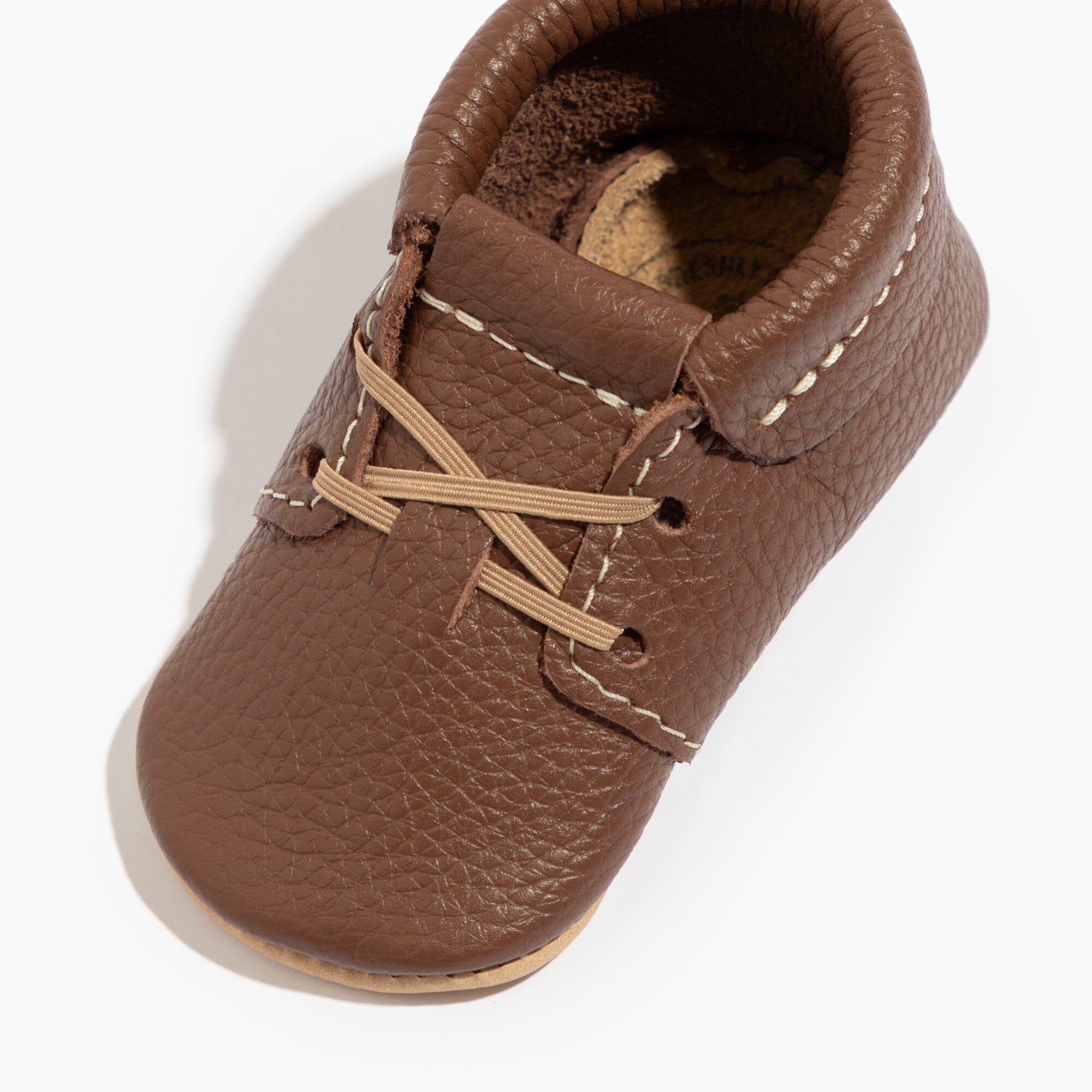 Chestnut Oxford Baby Shoe Oxford Soft Sole