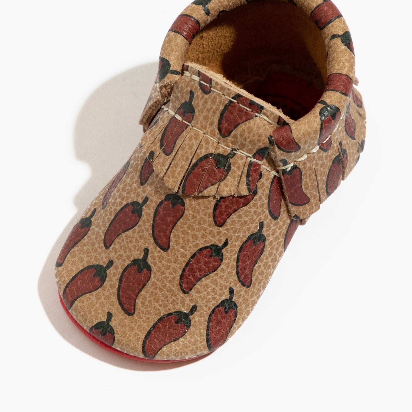 Chili Pepper Moccasin Soft Sole