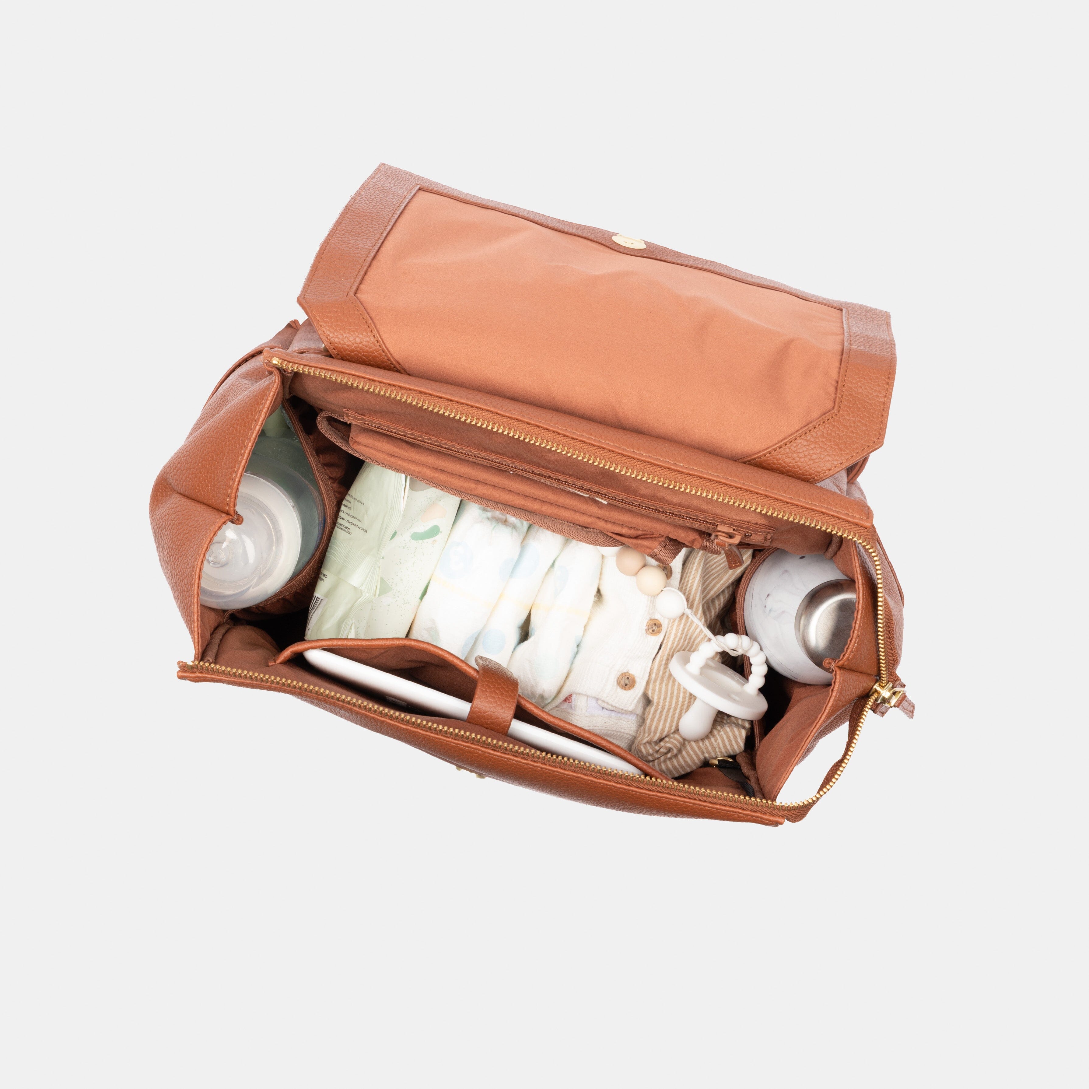 Cognac Classic Diaper Bag II Classic Diaper Bag II Diaper Bag