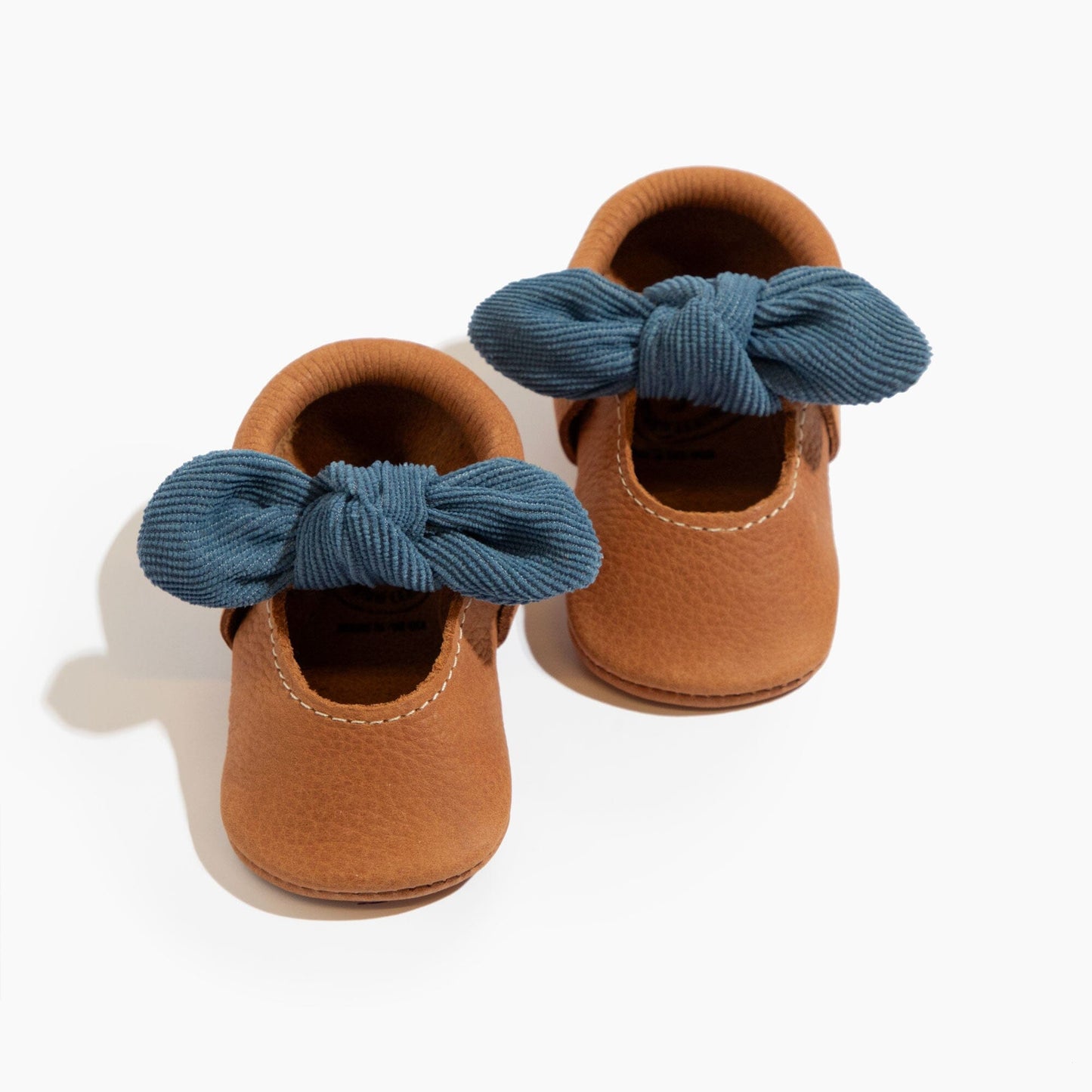 Corduroy Cowgirl Knotted Bow Baby Shoe Knotted Bow Mocc Soft Sole