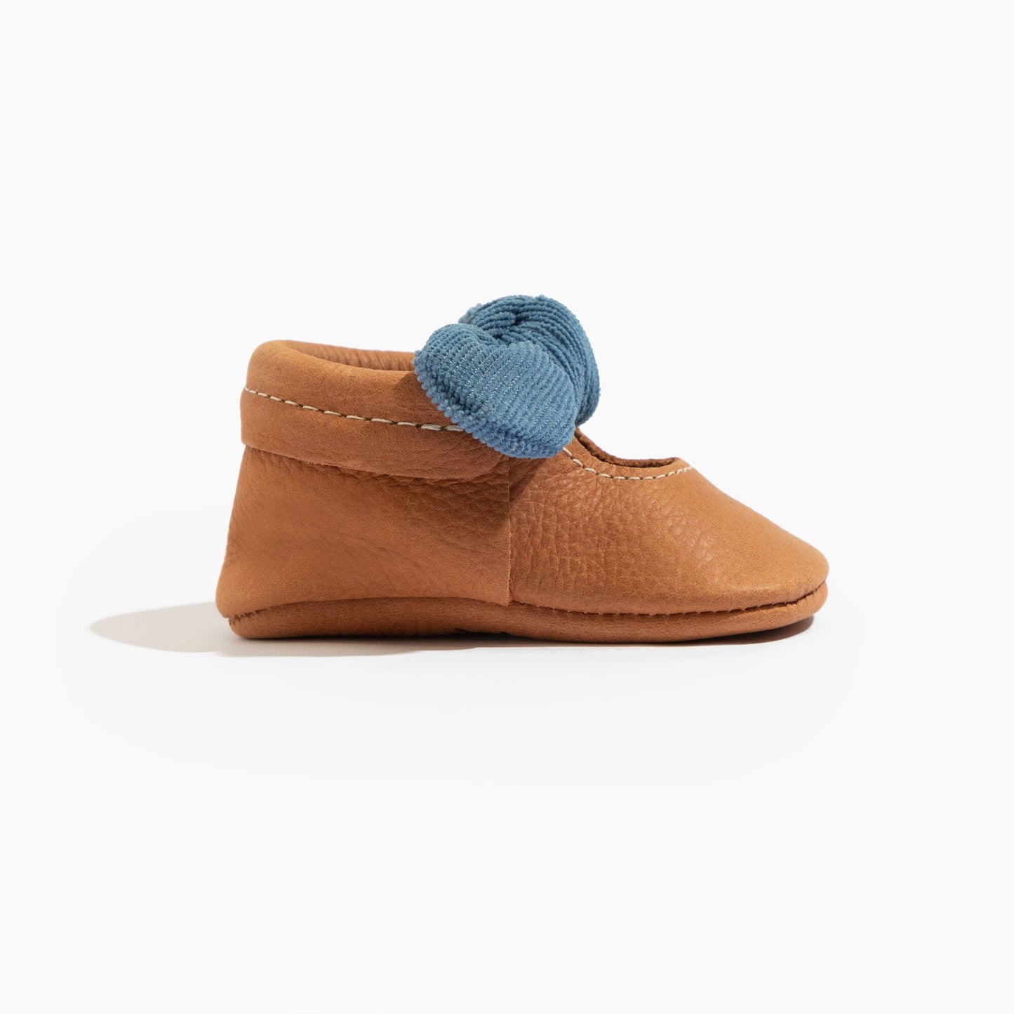 Corduroy Cowgirl Knotted Bow Baby Shoe Knotted Bow Mocc Soft Sole