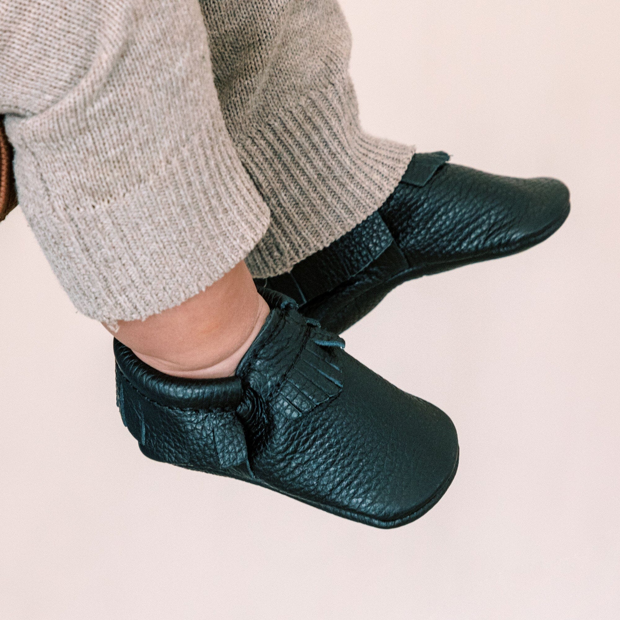 Ebony Moccasin Baby Shoe Moccasin Soft Sole