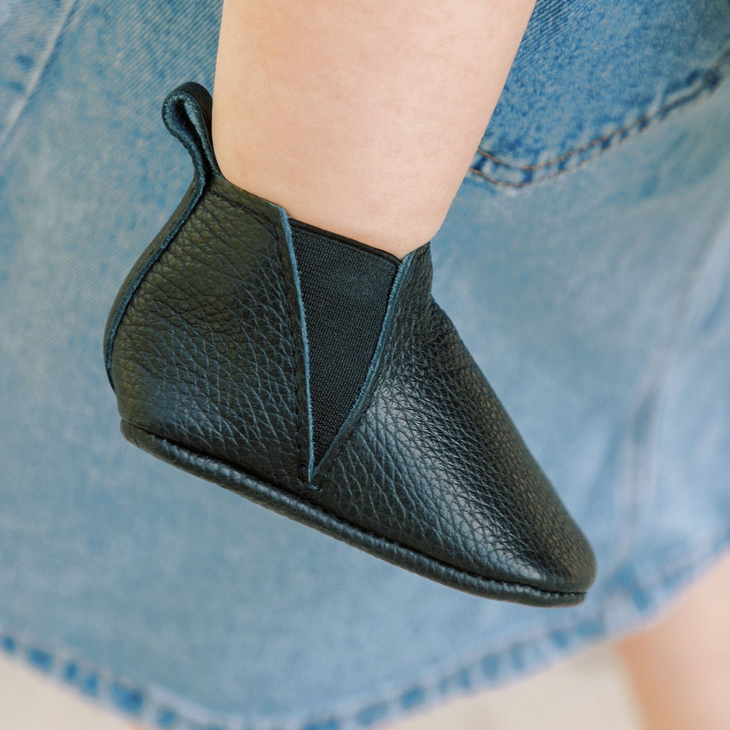 Ebony Chelsea Boot Baby Shoe Chelsea Boot Soft Sole
