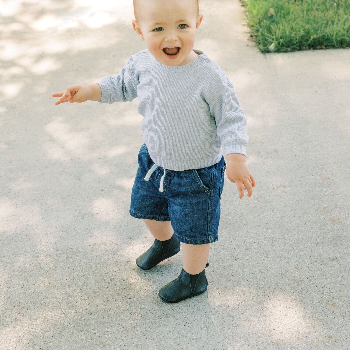 Ebony Chelsea Boot Baby Shoe Chelsea Boot Soft Sole