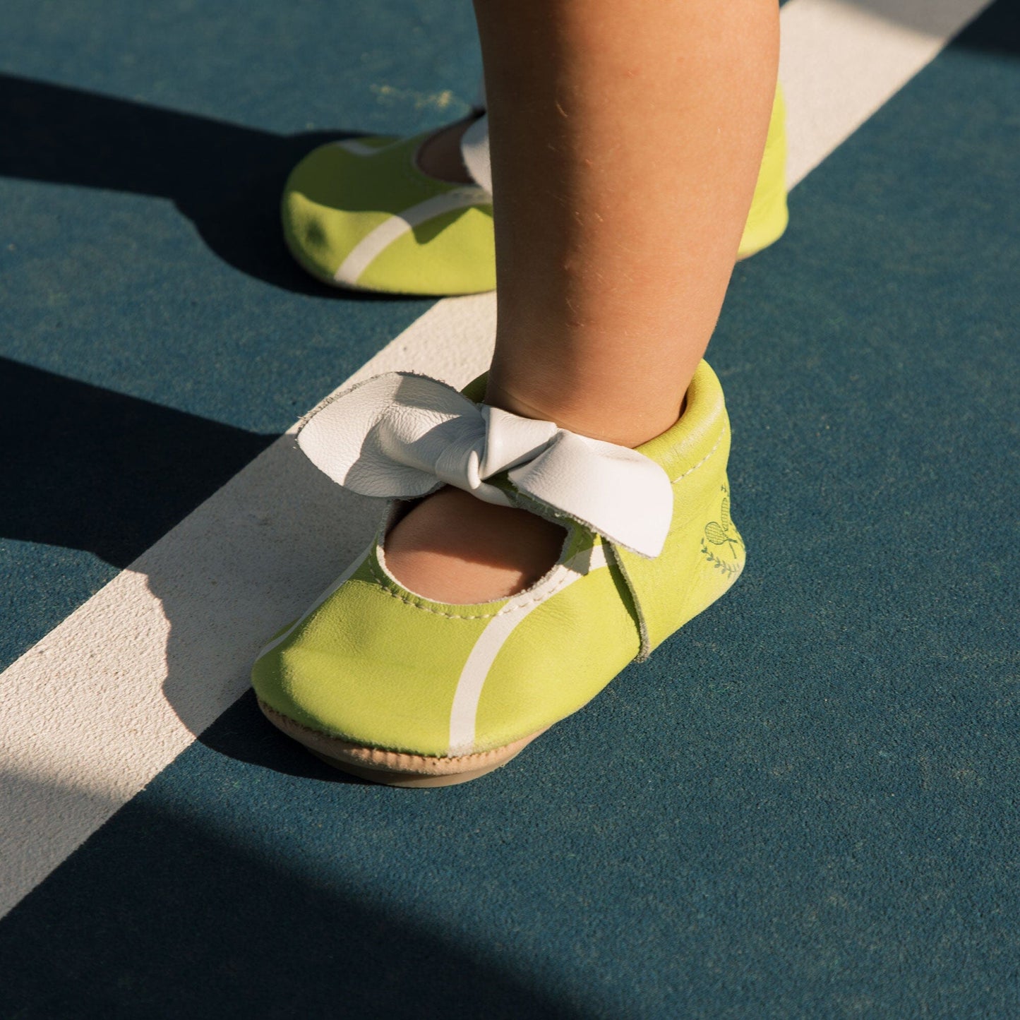 Tennis Match Knotted Bow Baby Shoe Knotted Bow Mocc Soft Sole