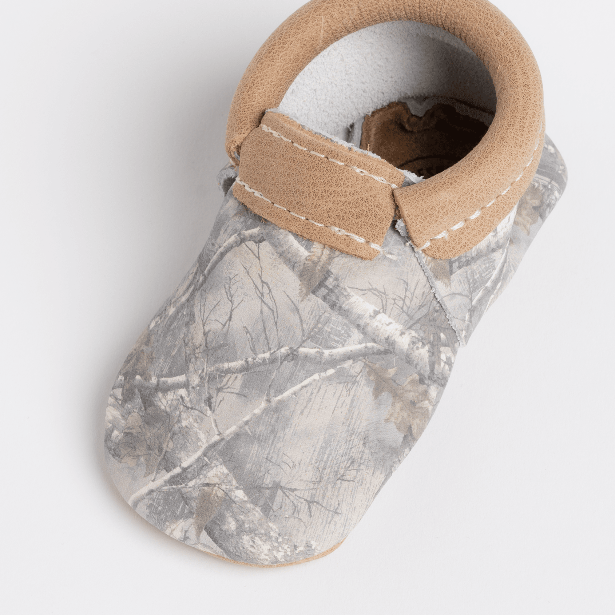 Oak Tree Camo City Baby Shoe City Mocc Soft Sole