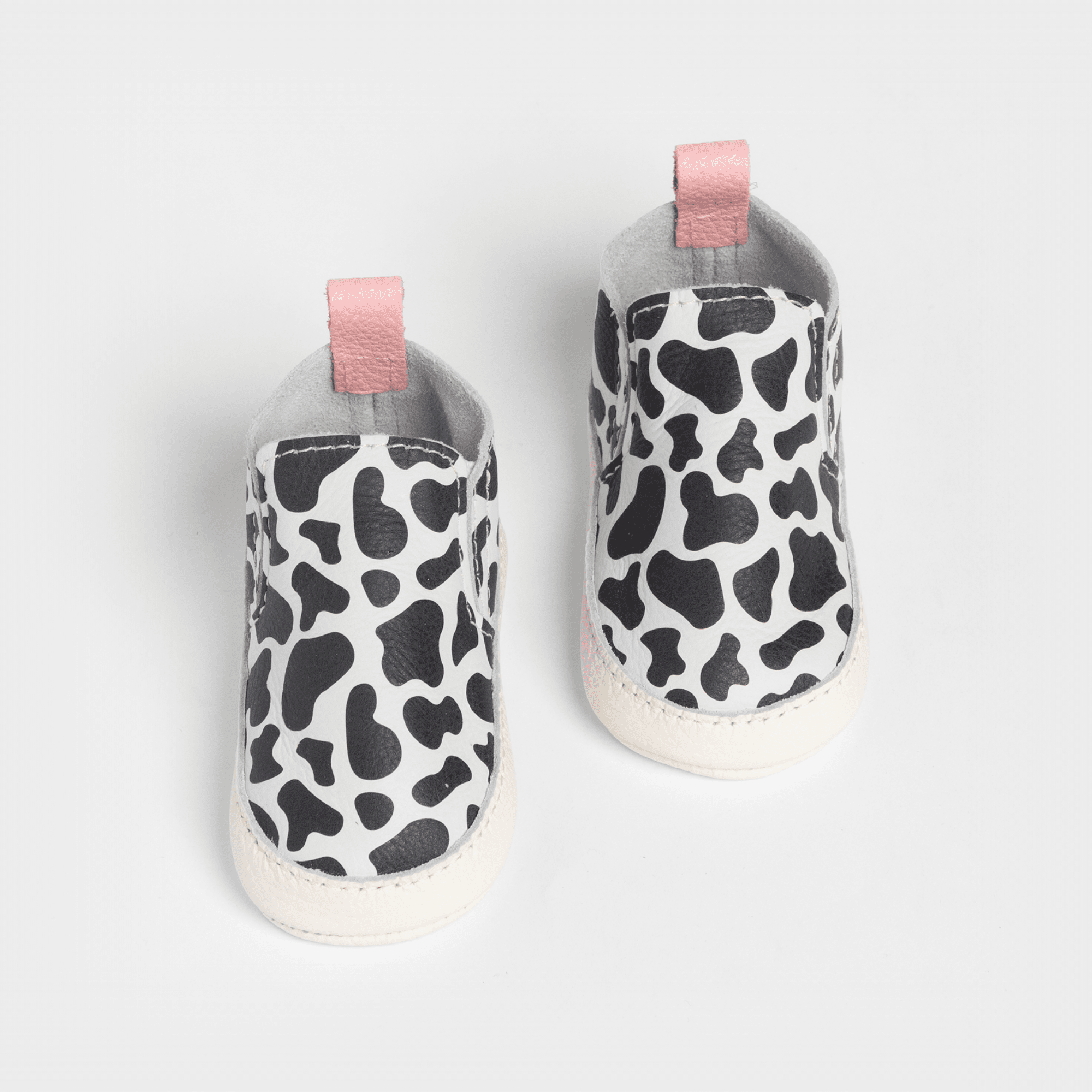 Cow Print Slip On Baby Shoe Slip On Soft Sole