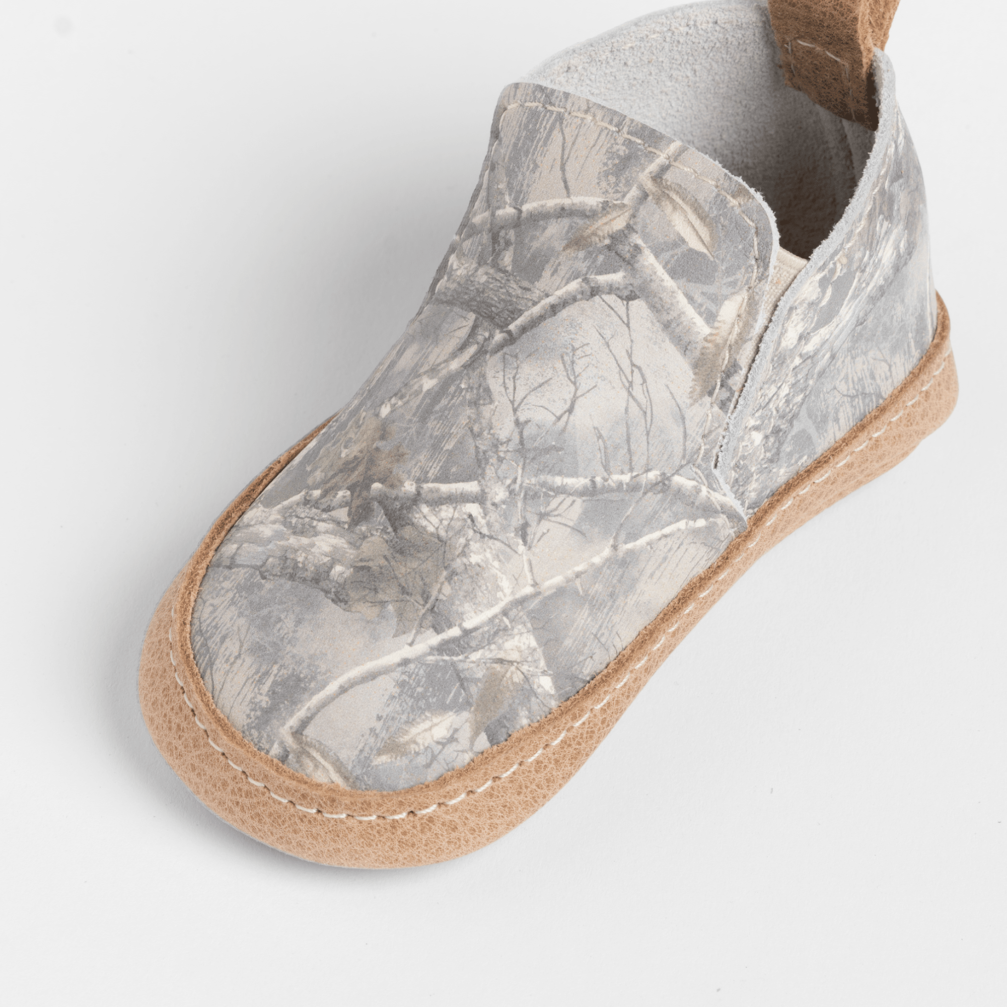 Oak Tree Camo Slip On Baby Shoe Slip On Soft Sole