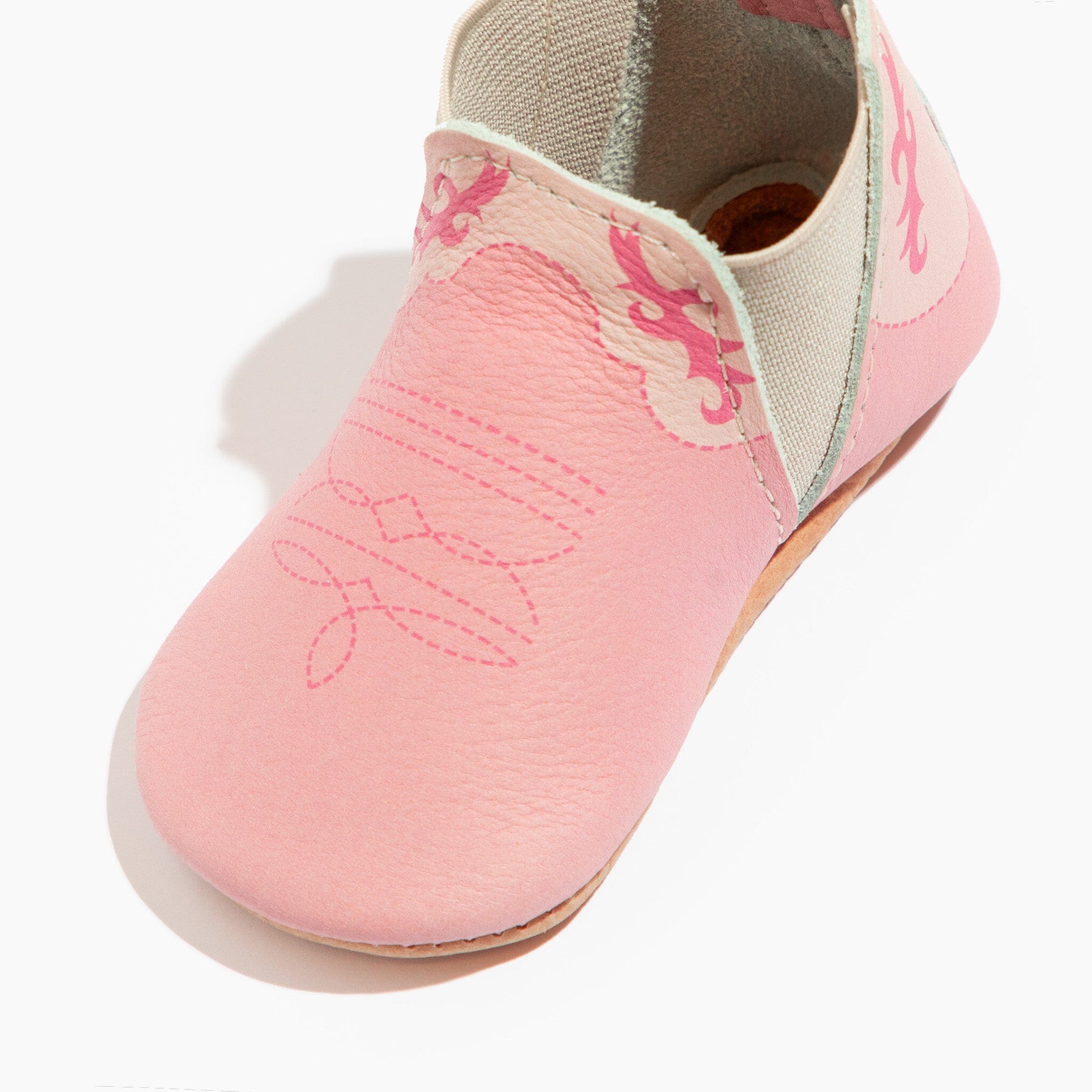 Bubblegum Cowboy Chelsea Boot Baby Shoe Chelsea Boot Soft Sole