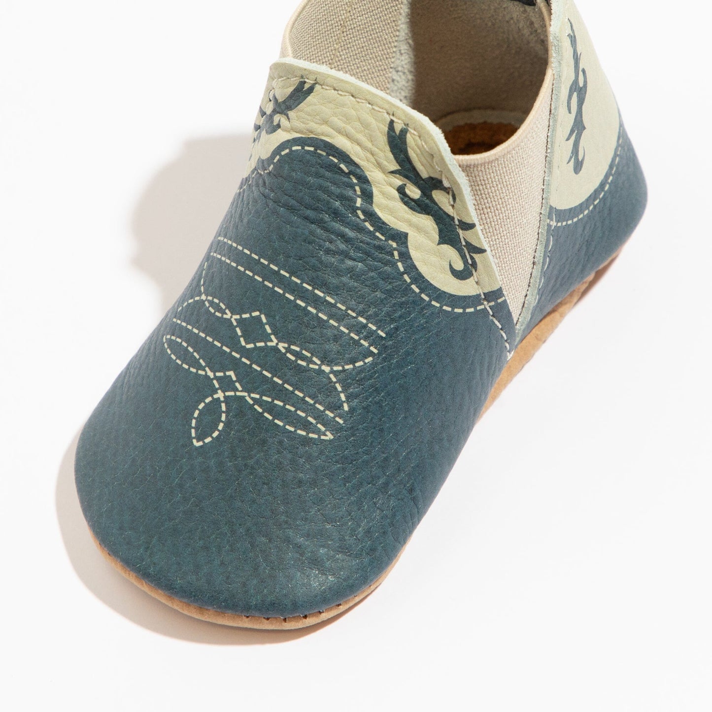 Denim Cowboy Chelsea Boot Baby Shoe Chelsea Boot Soft Sole