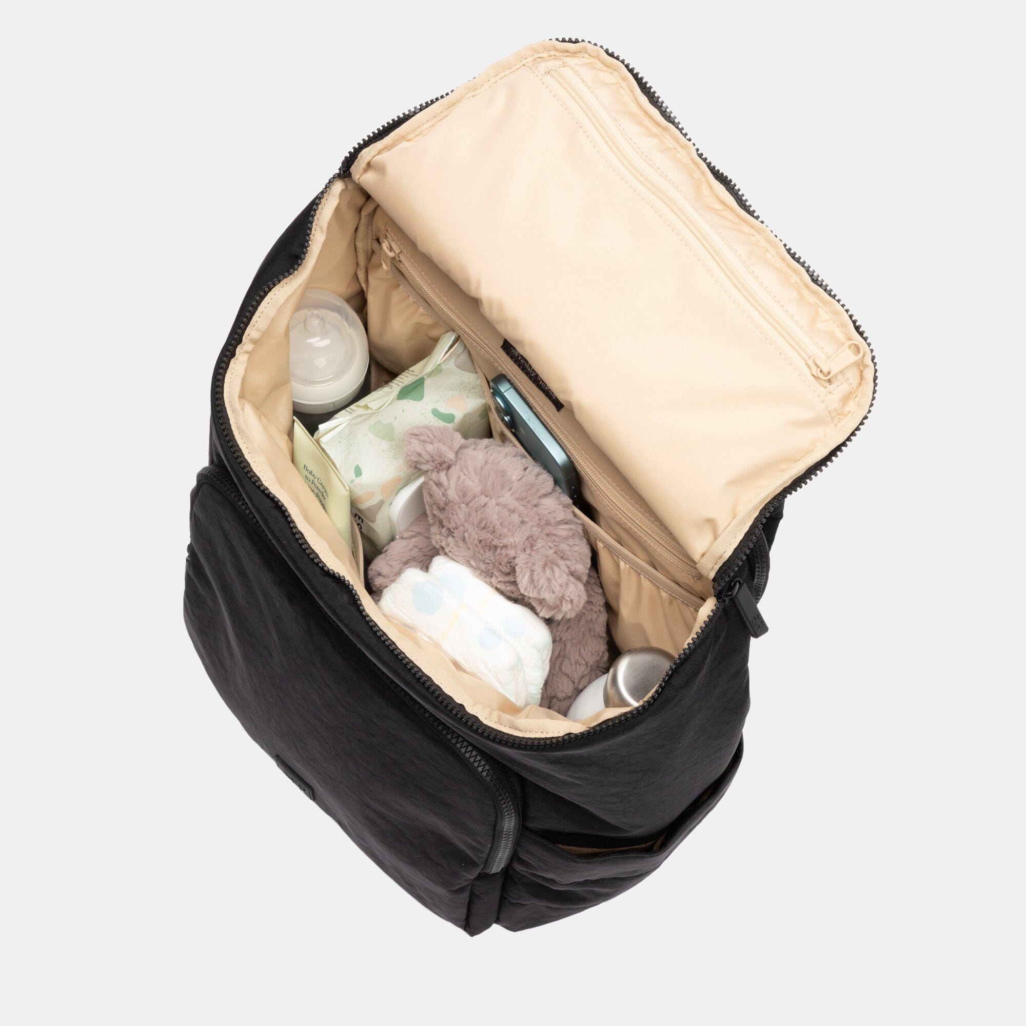 Ebony Zurich Diaper Bag Zurich Backpack Diaper Bag