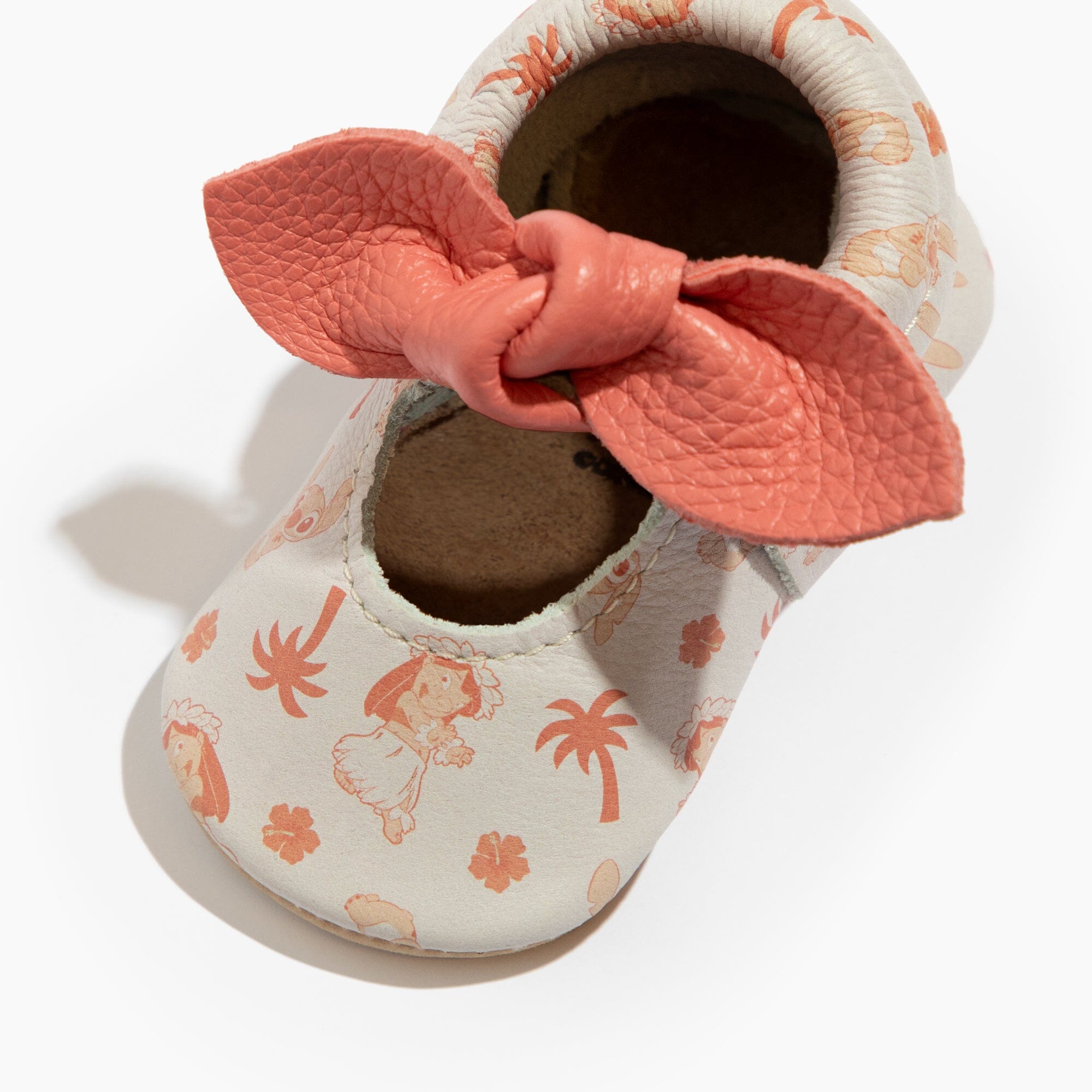 Disney Lilo Beachy Knotted Bow Baby Shoe Knotted Bow Mocc Soft Sole