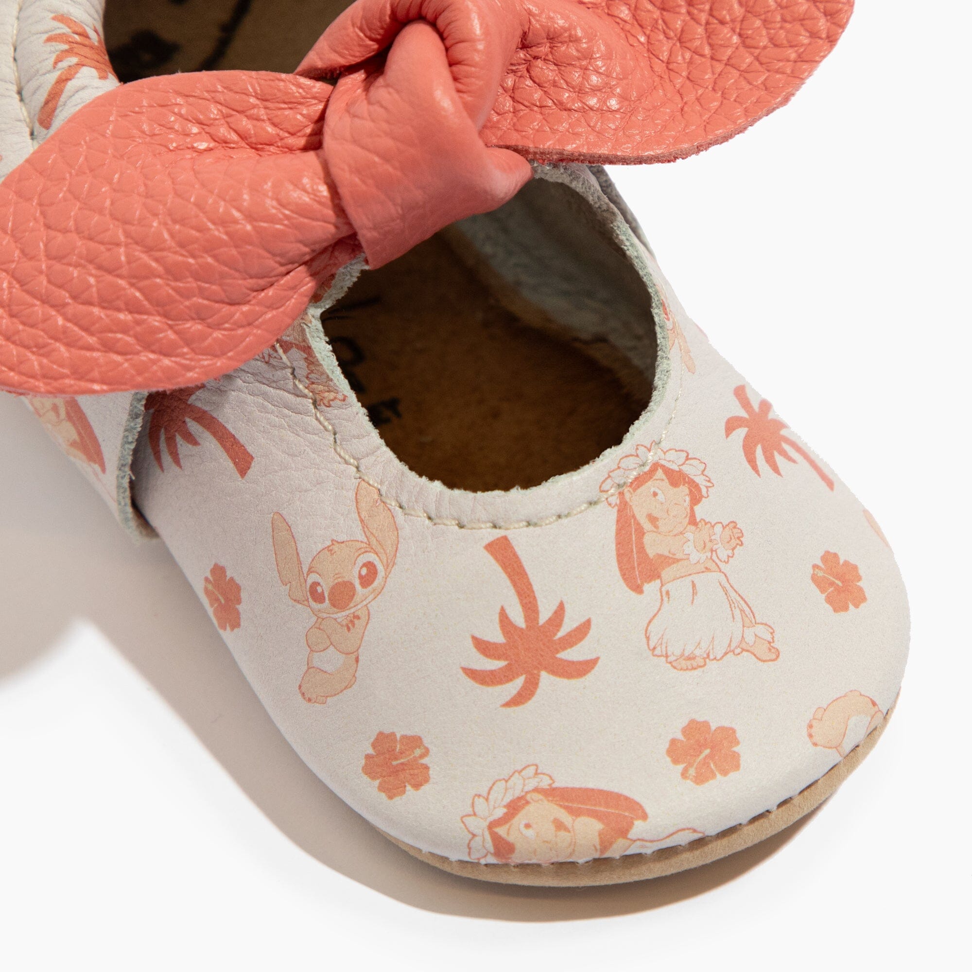 Disney Lilo Beachy Knotted Bow Baby Shoe Knotted Bow Mocc Soft Sole