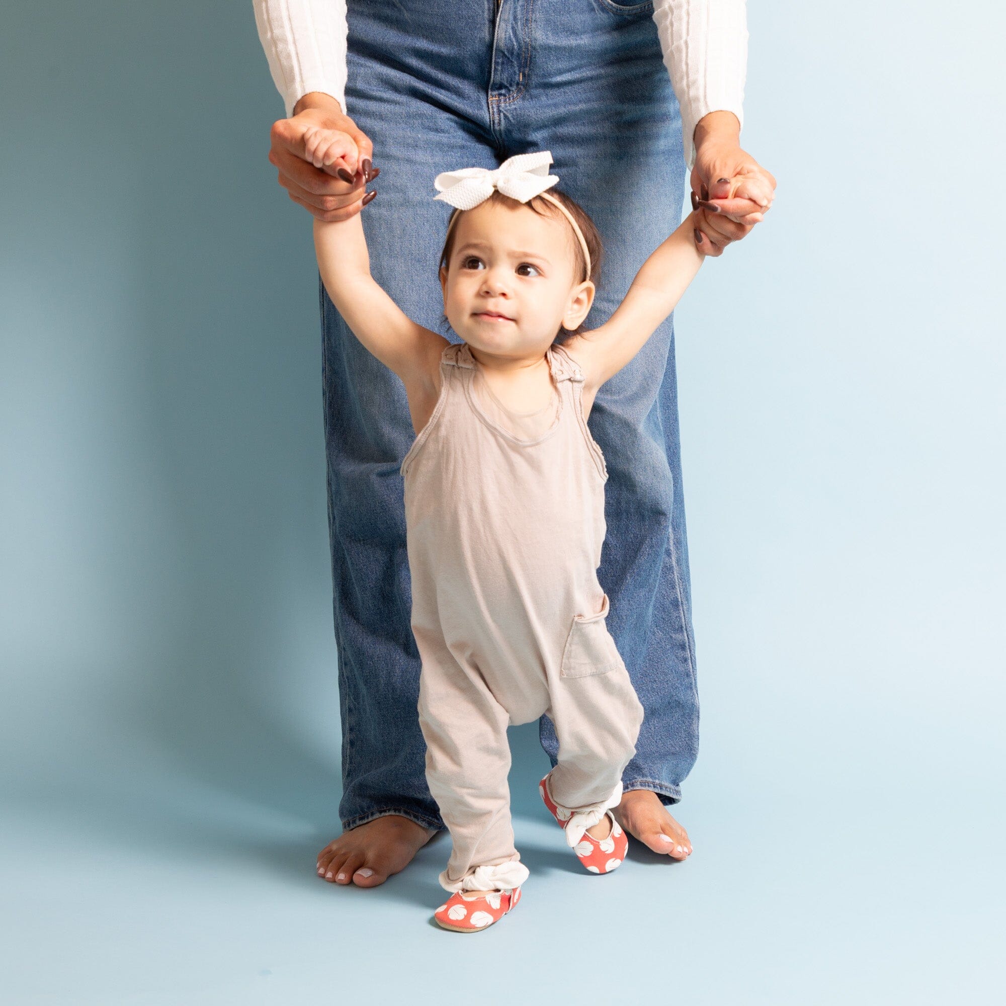 Disney Lilo Knotted Bow Baby Shoe Knotted Bow Mocc Soft Sole