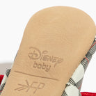 (Coming Soon) Disney Mickey Plaid Knotted Bow Baby Shoe Knotted Bow Mocc Soft Sole