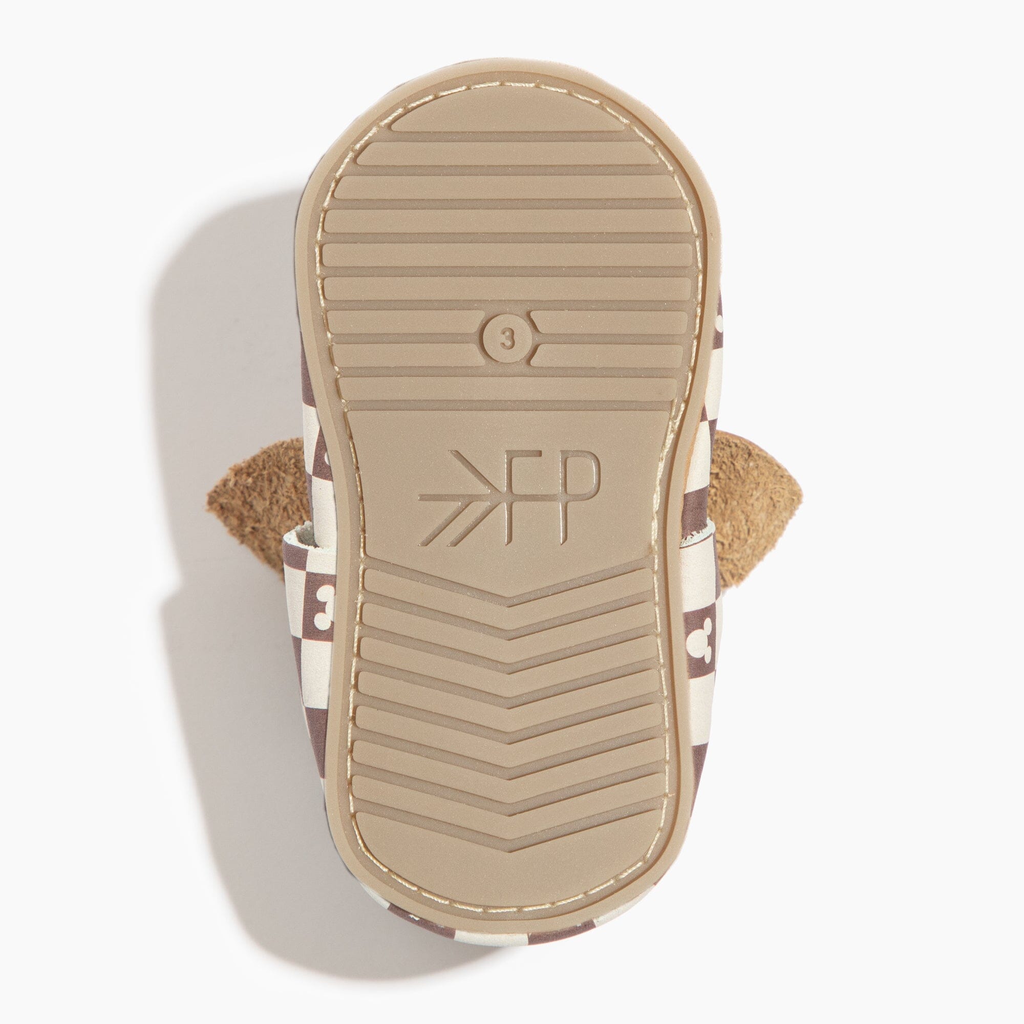 Disney Mocha Mickey Mouse Knotted Bow Baby Shoe Knotted Bow Mocc Soft Sole