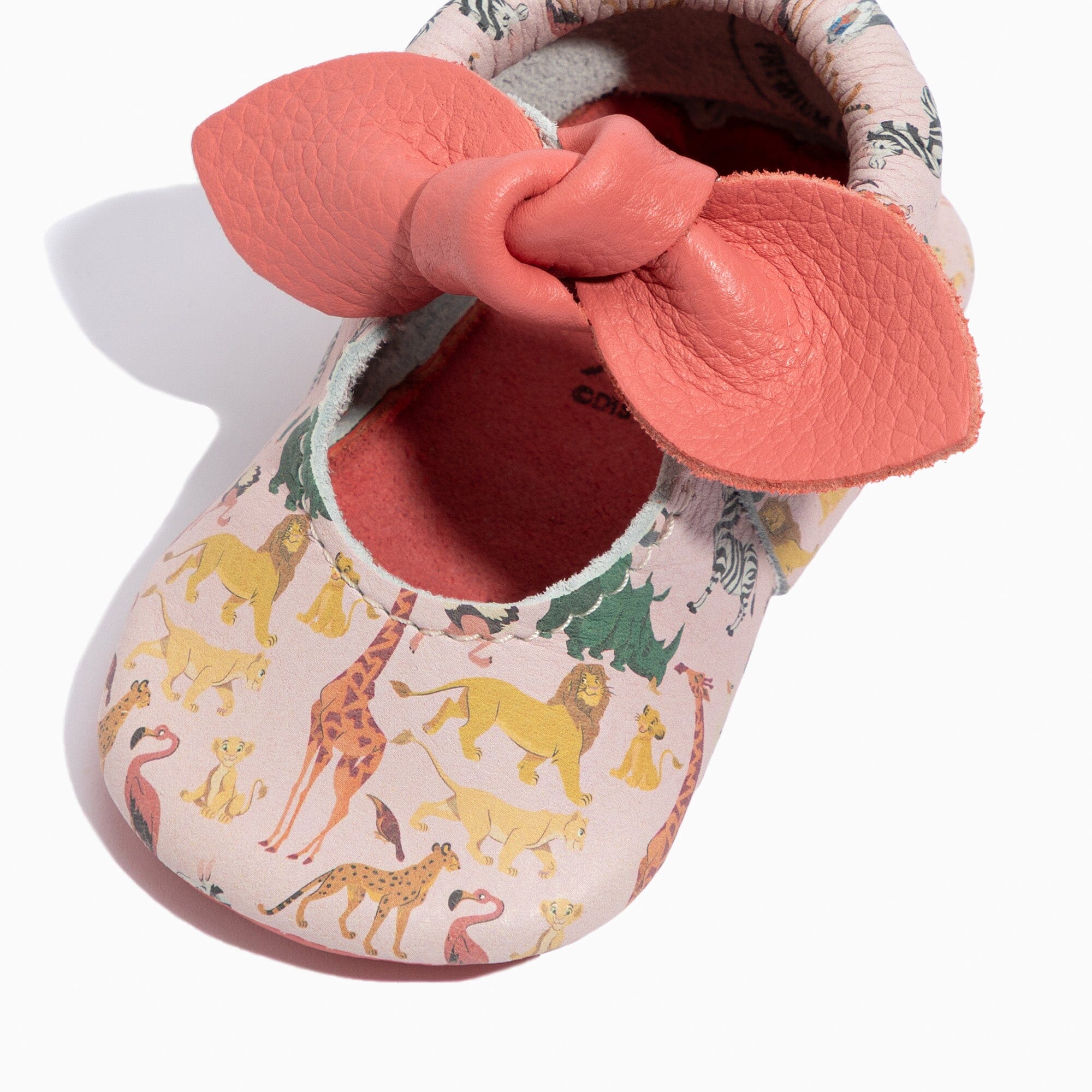 Disney Pride Rock Knotted Bow Baby Shoe Knotted Bow Mocc Soft Sole
