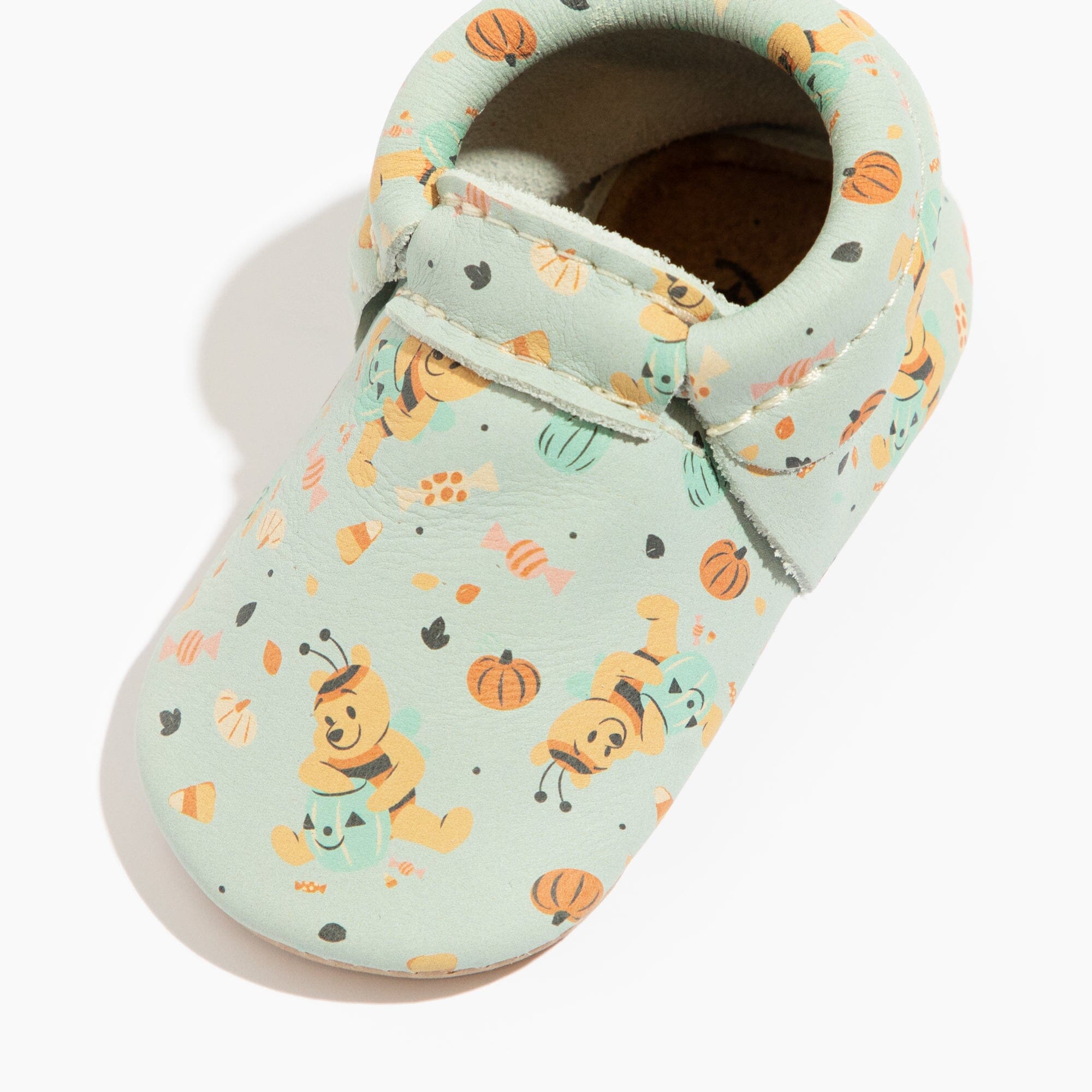 (Coming Soon) Disney Pumpkin Pooh Bear City Baby Shoe City Mocc Soft Sole