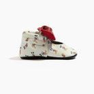 Disney Retro Mickey Mouse Knotted Bow Baby Shoe Knotted Bow Mocc Soft Sole