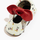 Disney Retro Mickey Mouse Knotted Bow Baby Shoe Knotted Bow Mocc Soft Sole