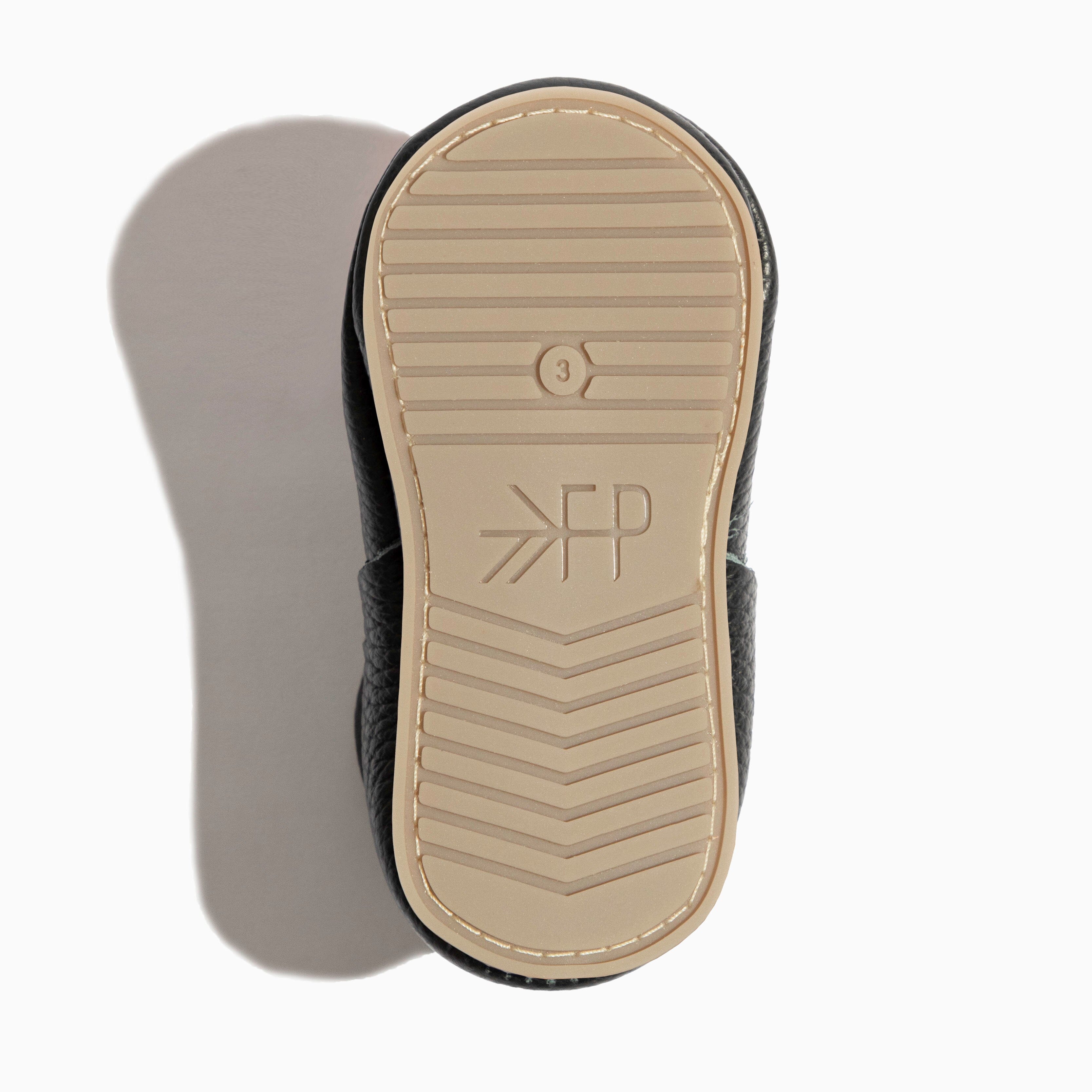 Ebony T-Bar Baby Shoe T-Bar Soft Sole