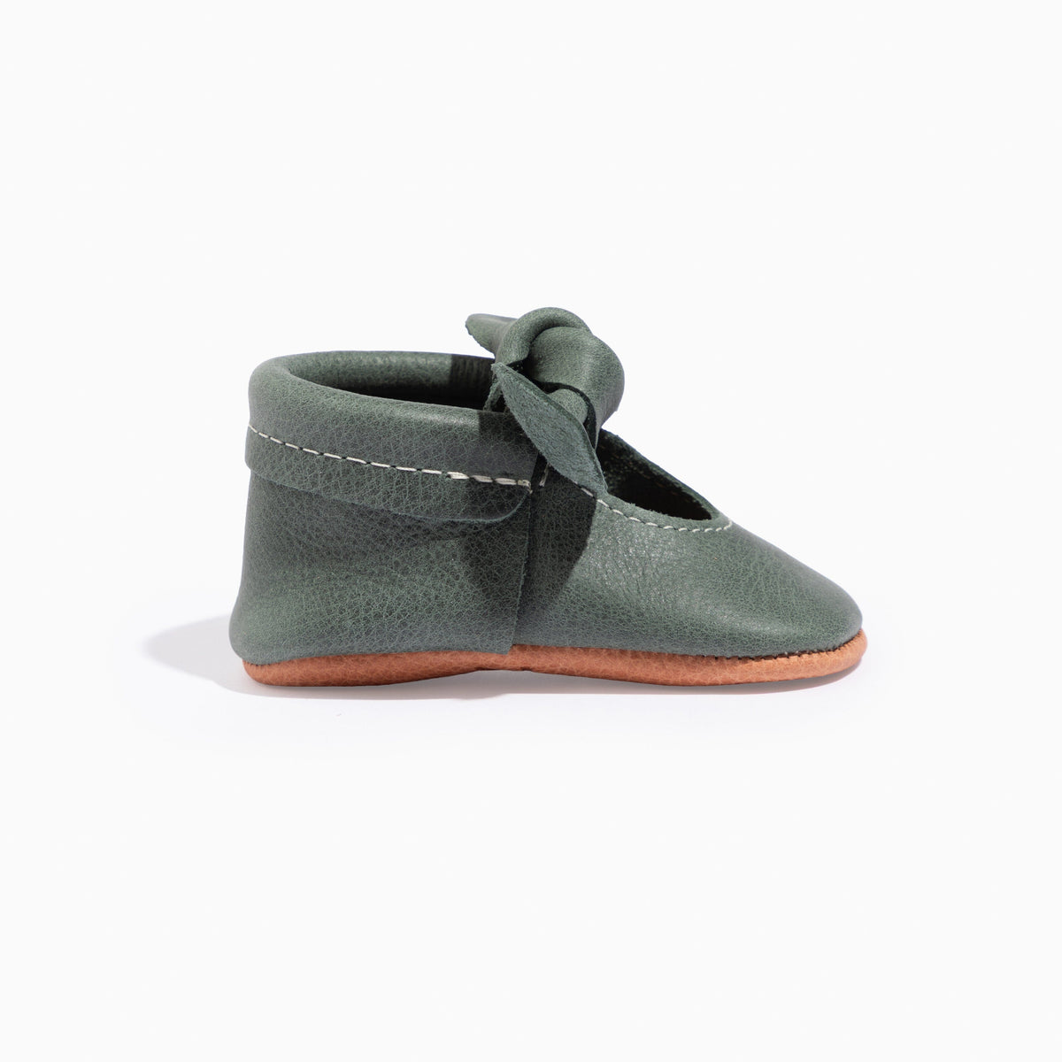 Evergreen Knotted Bow Baby Shoe Knotted Bow Mocc Soft Sole