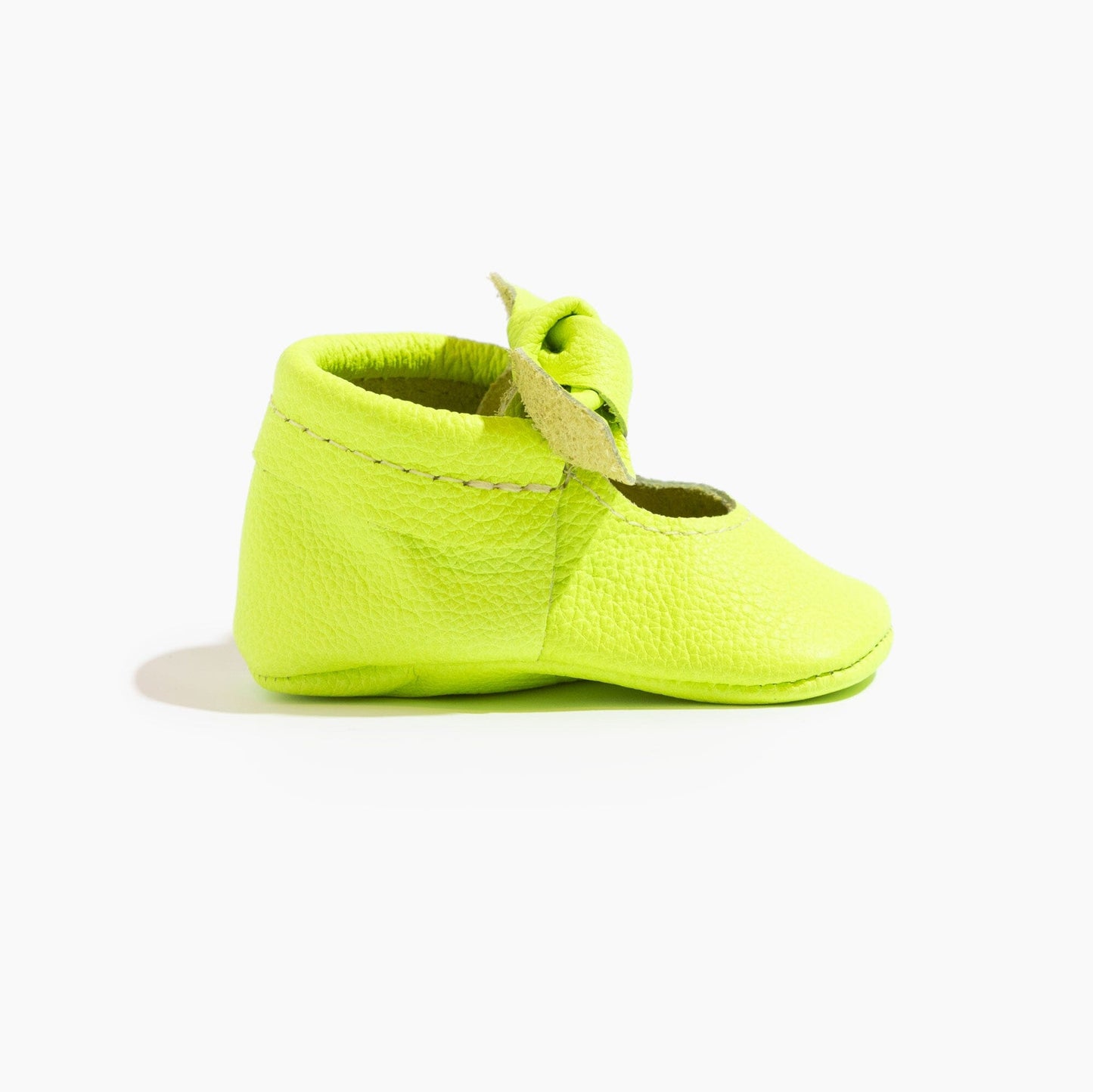 Extra Yellow Knotted Baby Shoe Knotted Bow Mocc Soft Sole