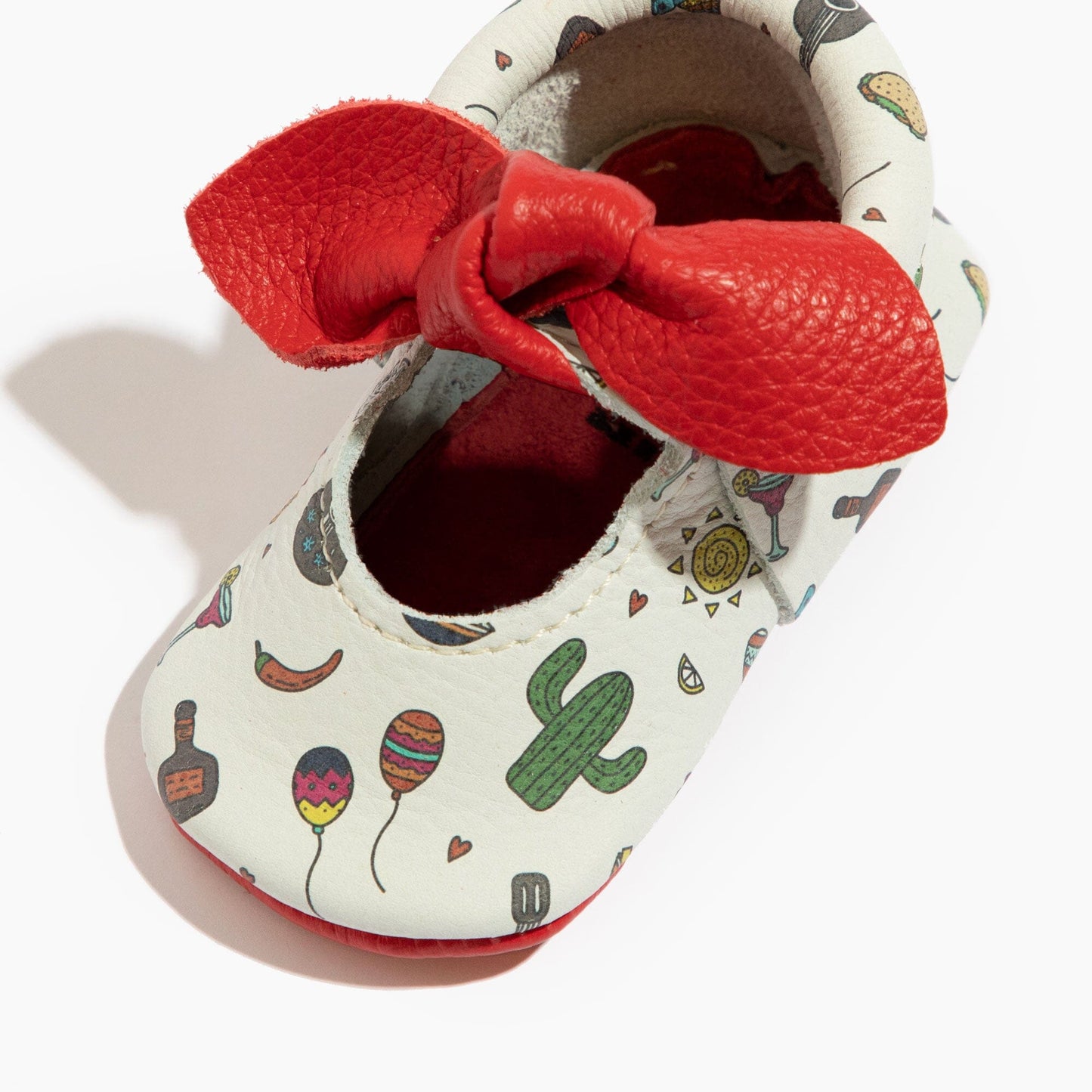 Fiesta Knotted Bow Mocc Moccasin Soft Sole 